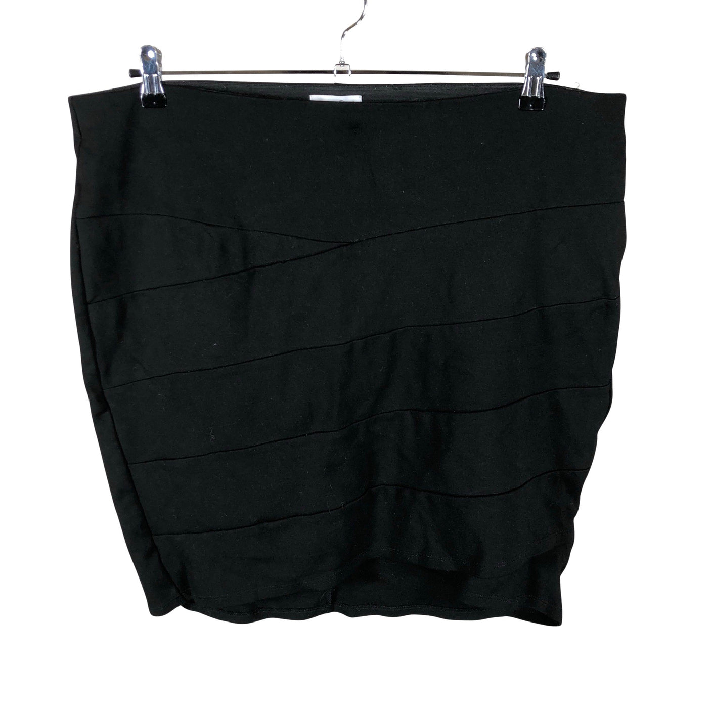 Unisex Zizzi - Tricot skirt, size 52 - Black (1)