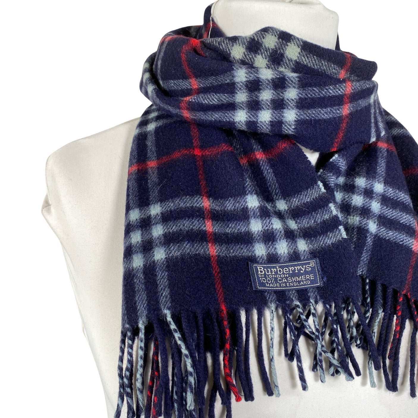 Unisex Burberrys' - Scarf, size Maxi - Blue (3)