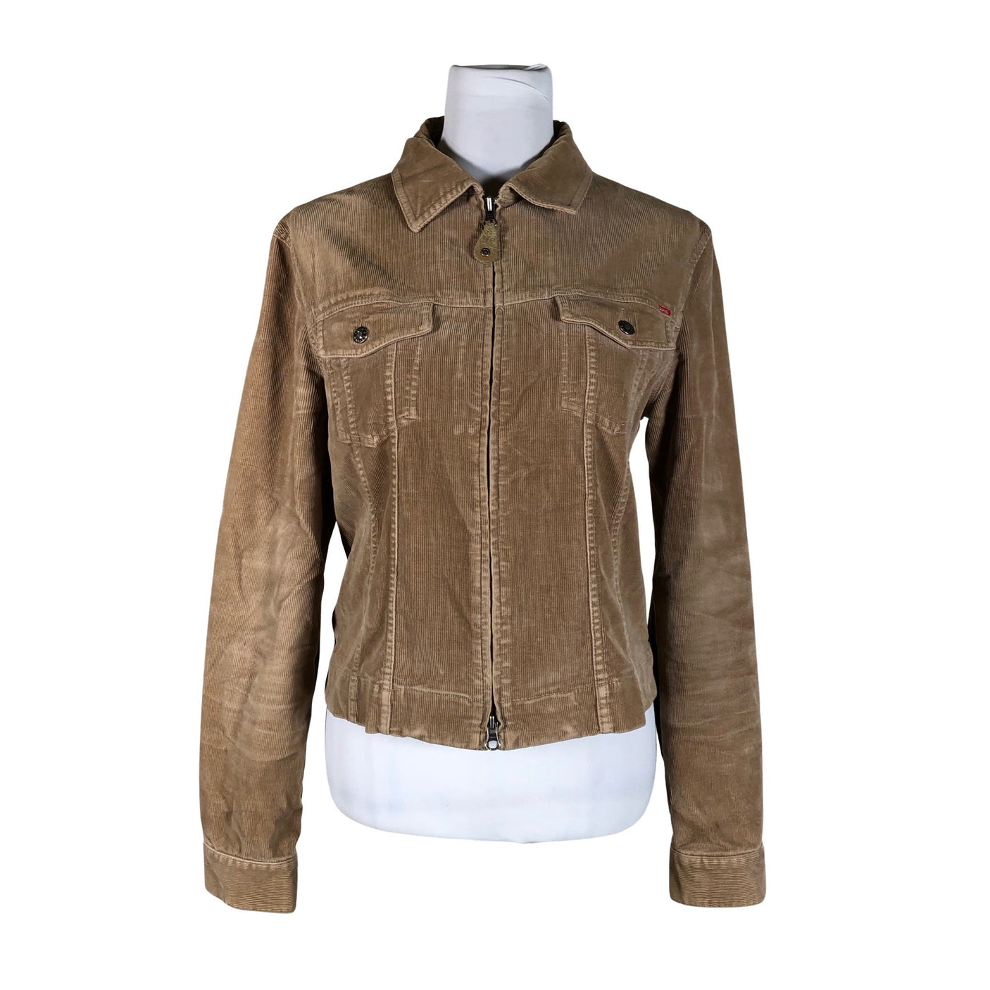 Unisex Esprit - Denim jacket, size 38 - Beige (1)
