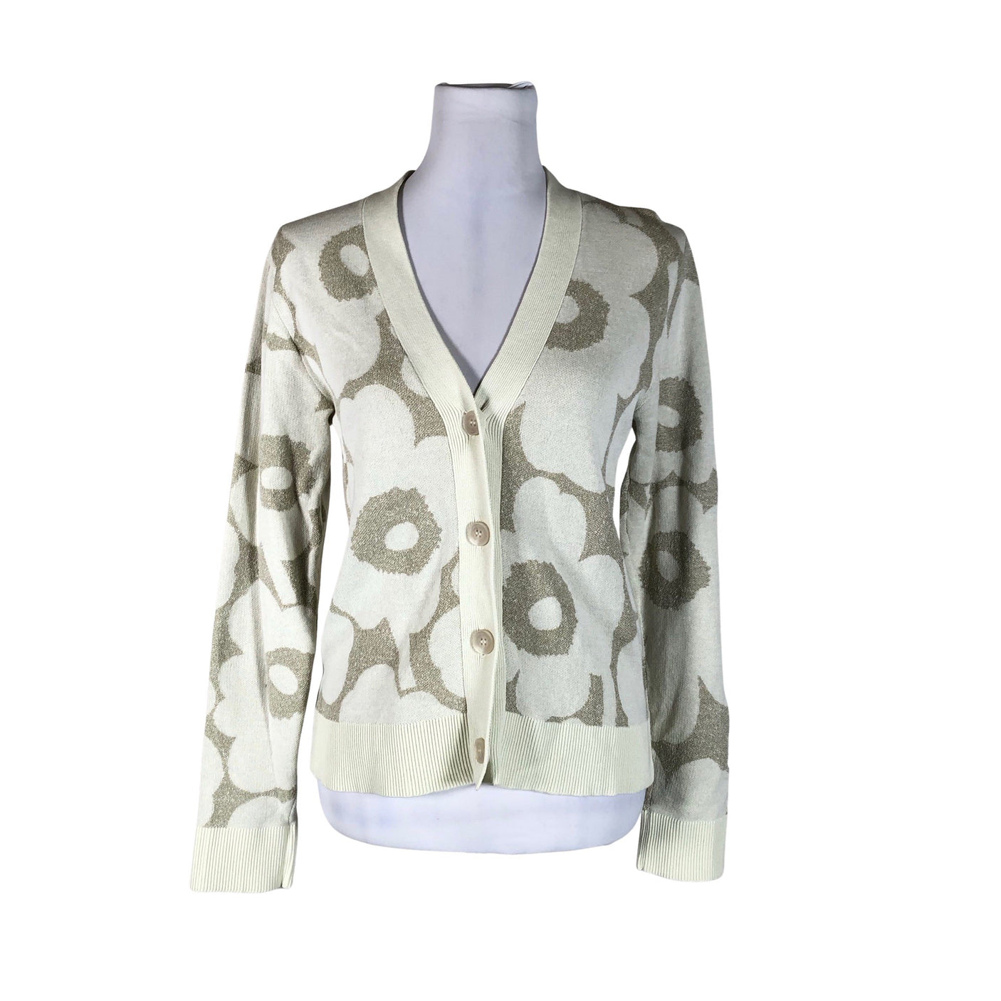 Unisex Marimekko - Cardigan, size 38 - Natural white (1)