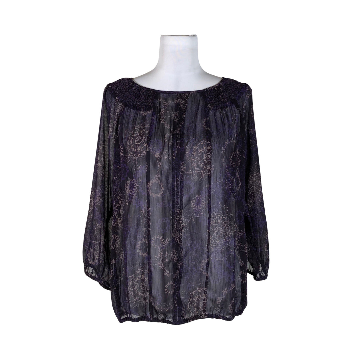 Unisex Tom Tailor - Blouse, size 40 - Violet (1)
