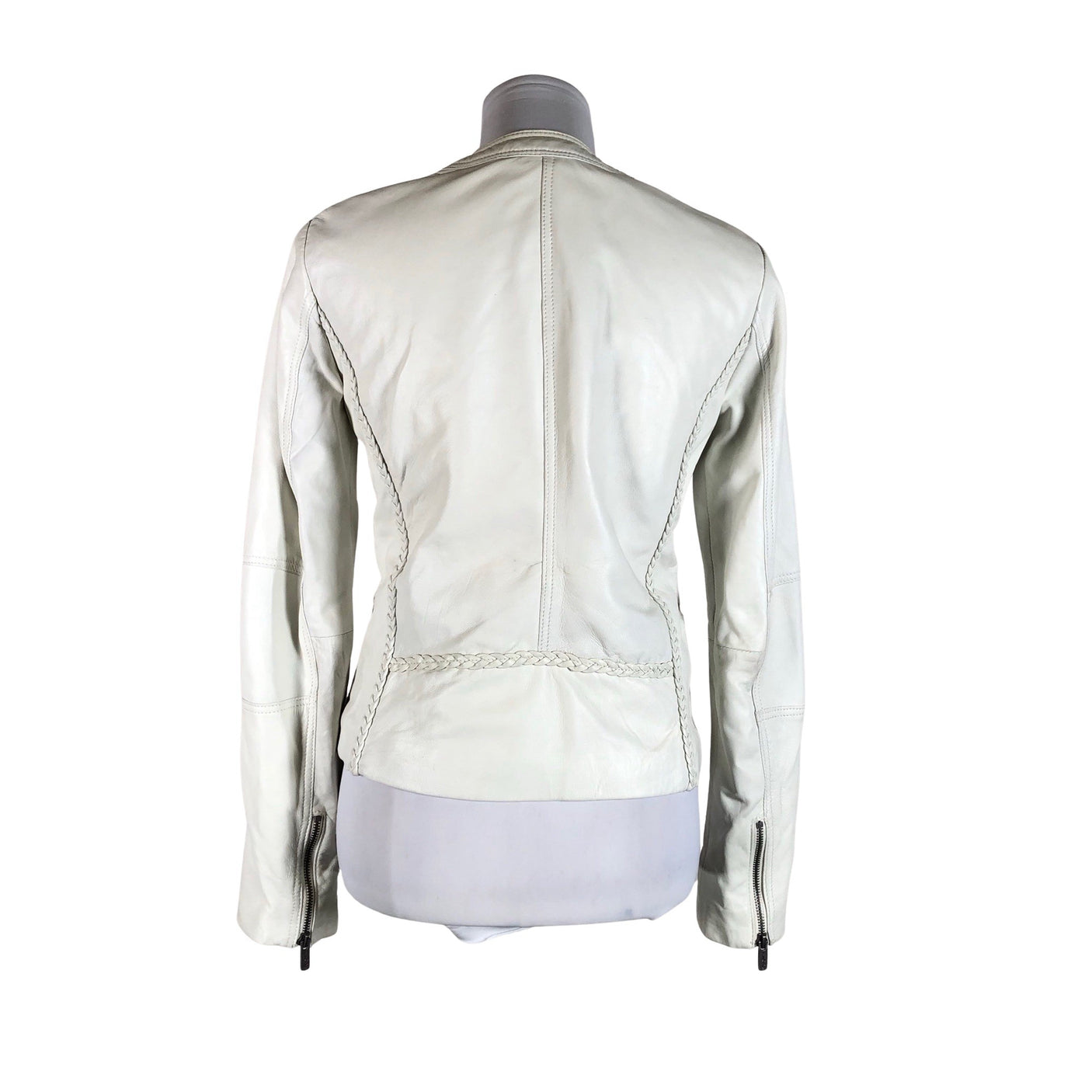 Unisex Pepe Jeans - Leather jacket, size 36 - Gray (2)
