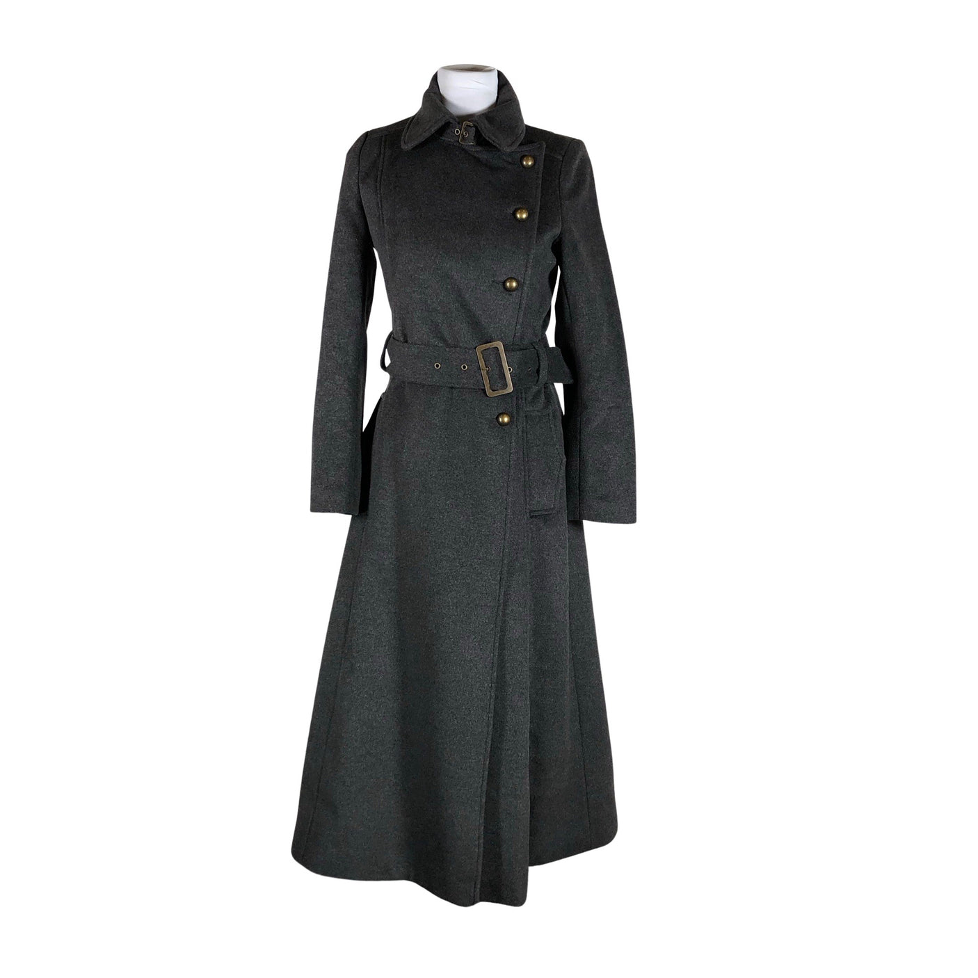 Unisex La Redoute - Wool coat, size 36 - Gray (1)