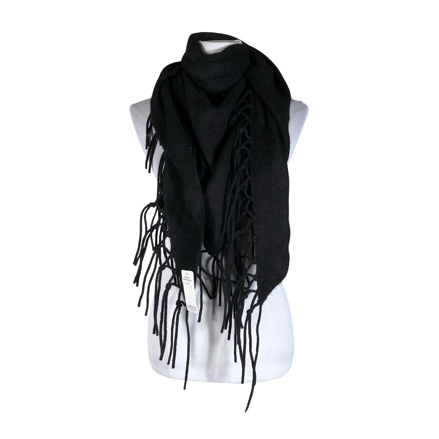 Unisex Lindex - Scarf, size Midi - Black (1)