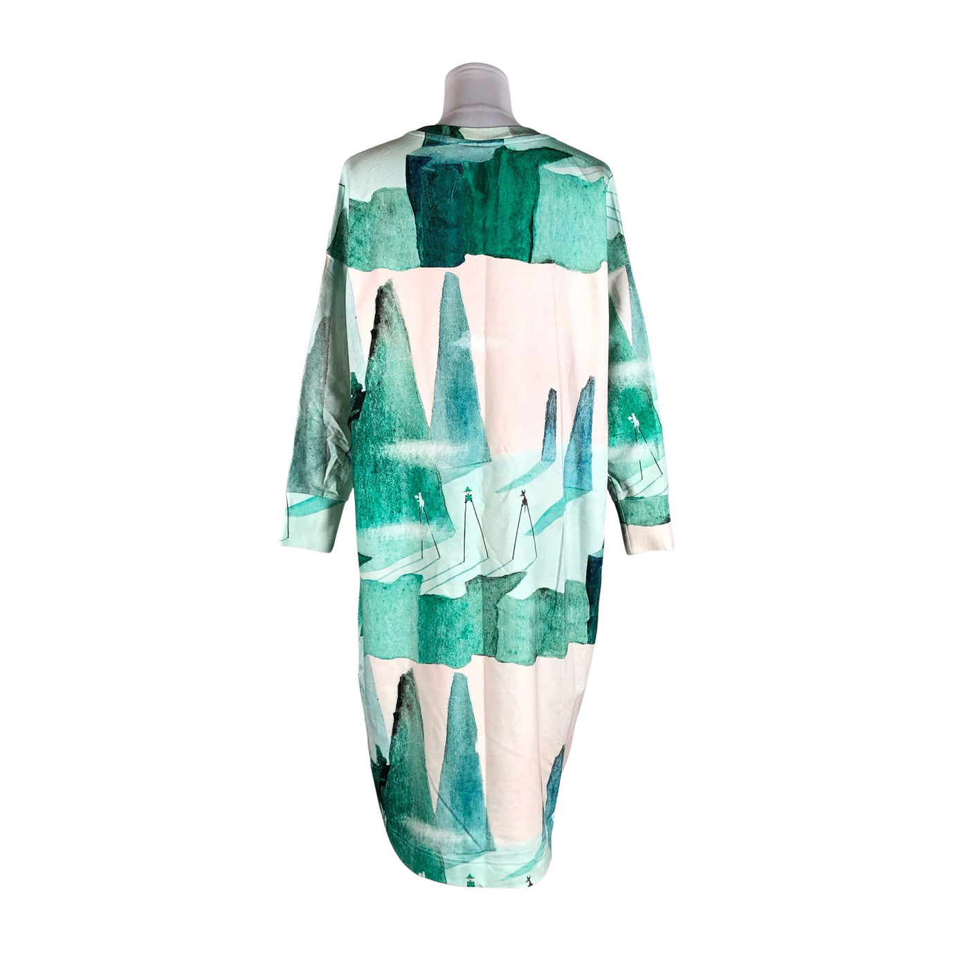 Unisex Papu - Sweatshirt dress, size 38 - Green (2)