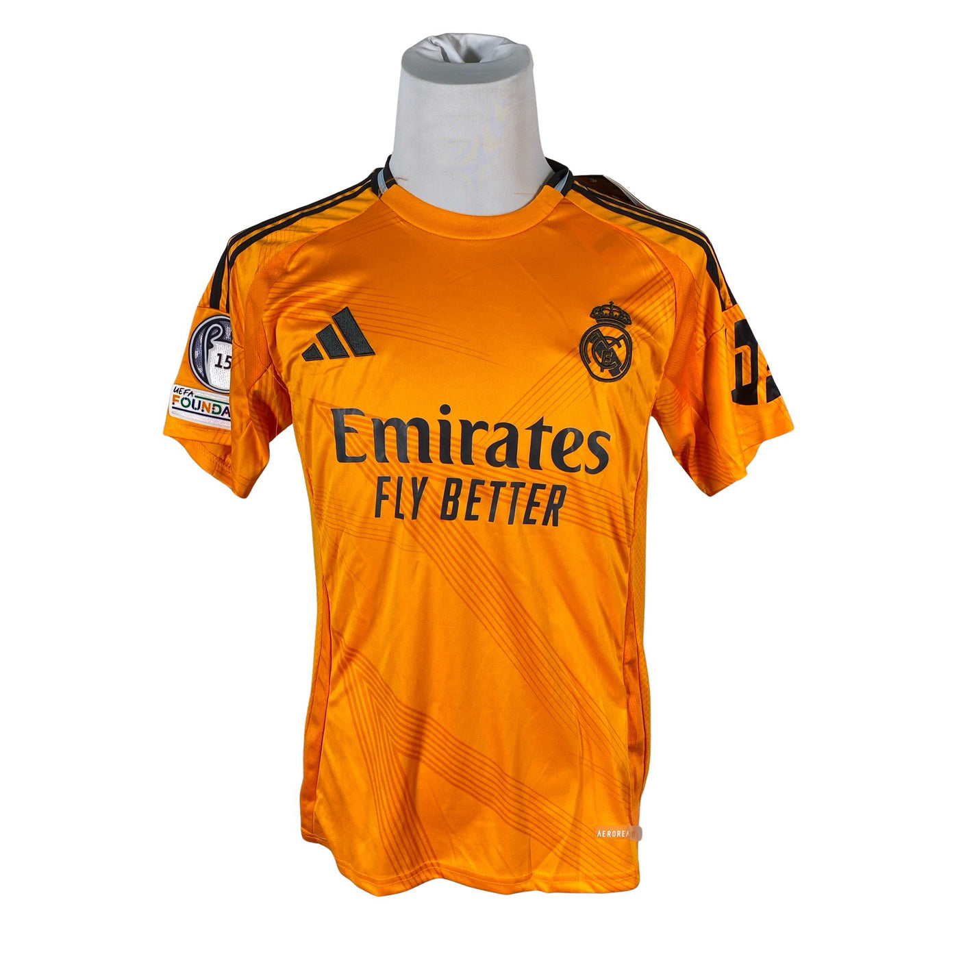 Unisex Adidas - Sports shirt, short sleeve, size M - Orange (1)