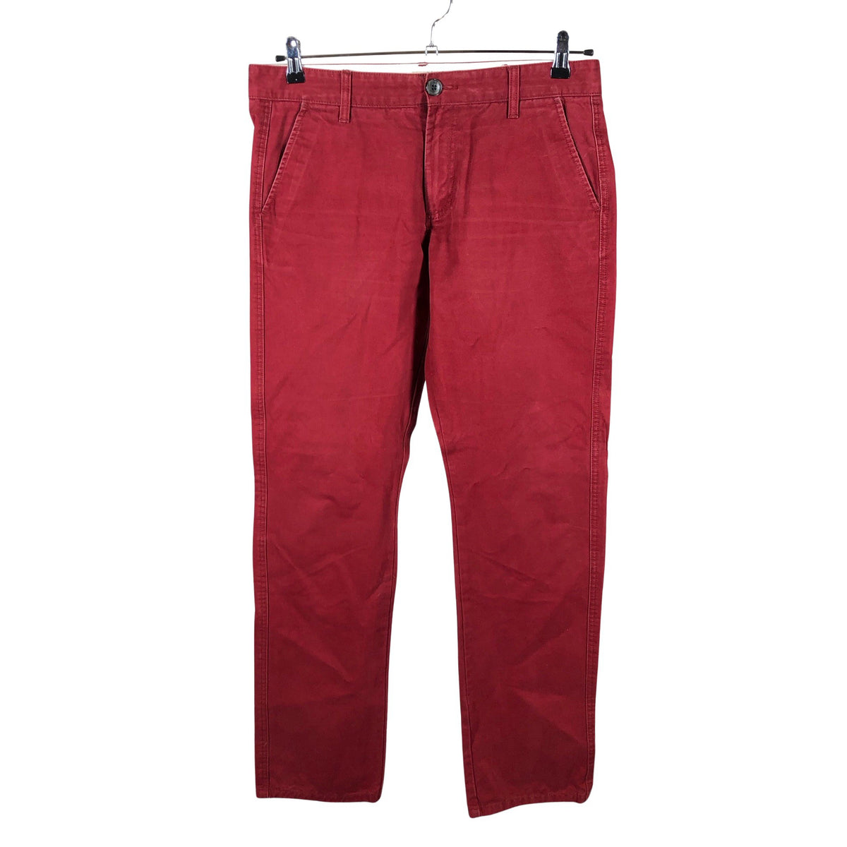 Unisex Selected - Chinos, size W34 - Wine red (1)