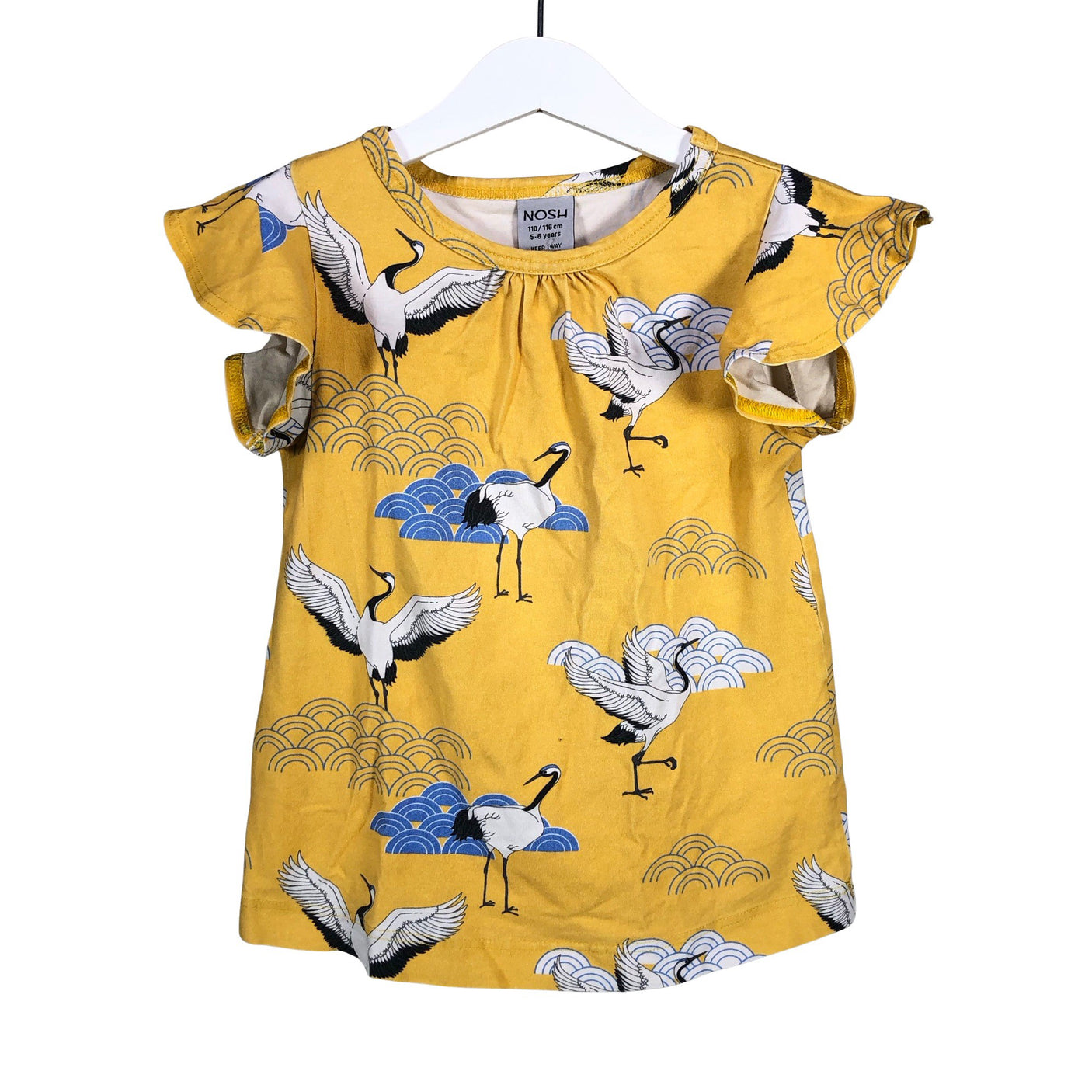 Unisex NOSH - Tricot tank top, size 110 - 116 - Yellow (1)