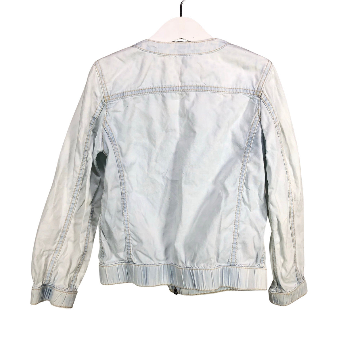 Unisex Benetton - Denim jacket, size 116 - 122 - Light blue (2)