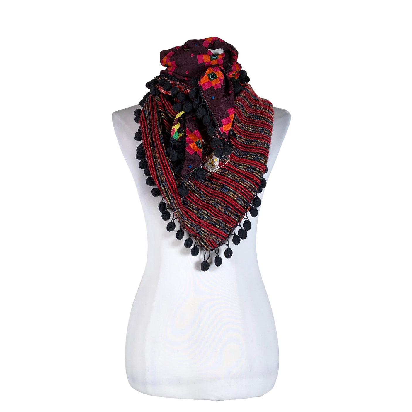 Unisex Desigual - Scarf, size Maxi - Red (1)