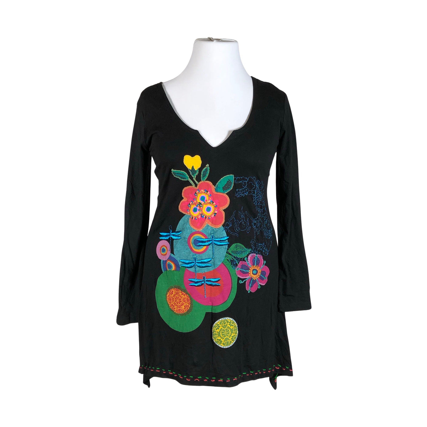 Unisex Desigual - Tricot tunic, size 42 - Black (1)