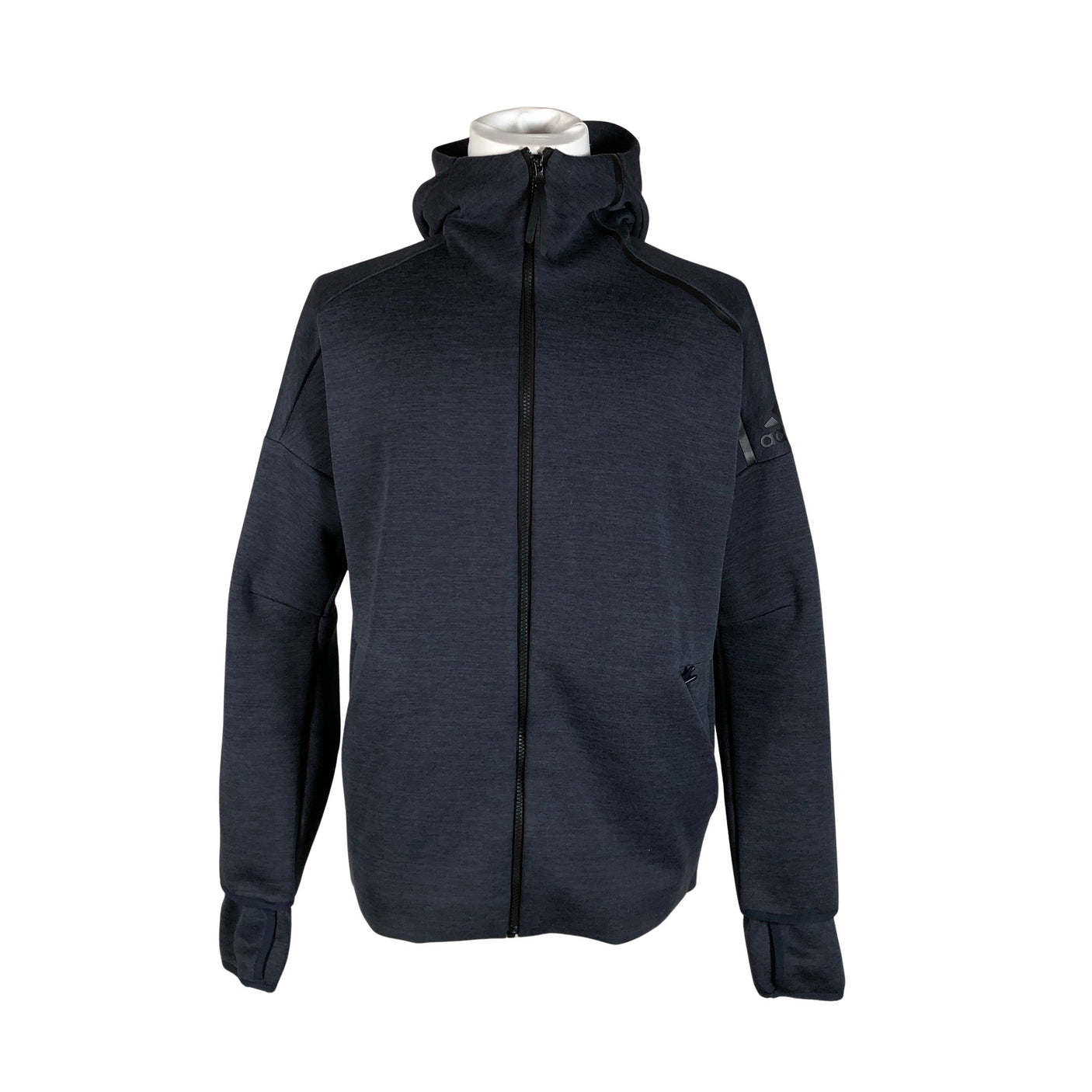 Unisex Adidas - Hoodie, size L - Blue (1)