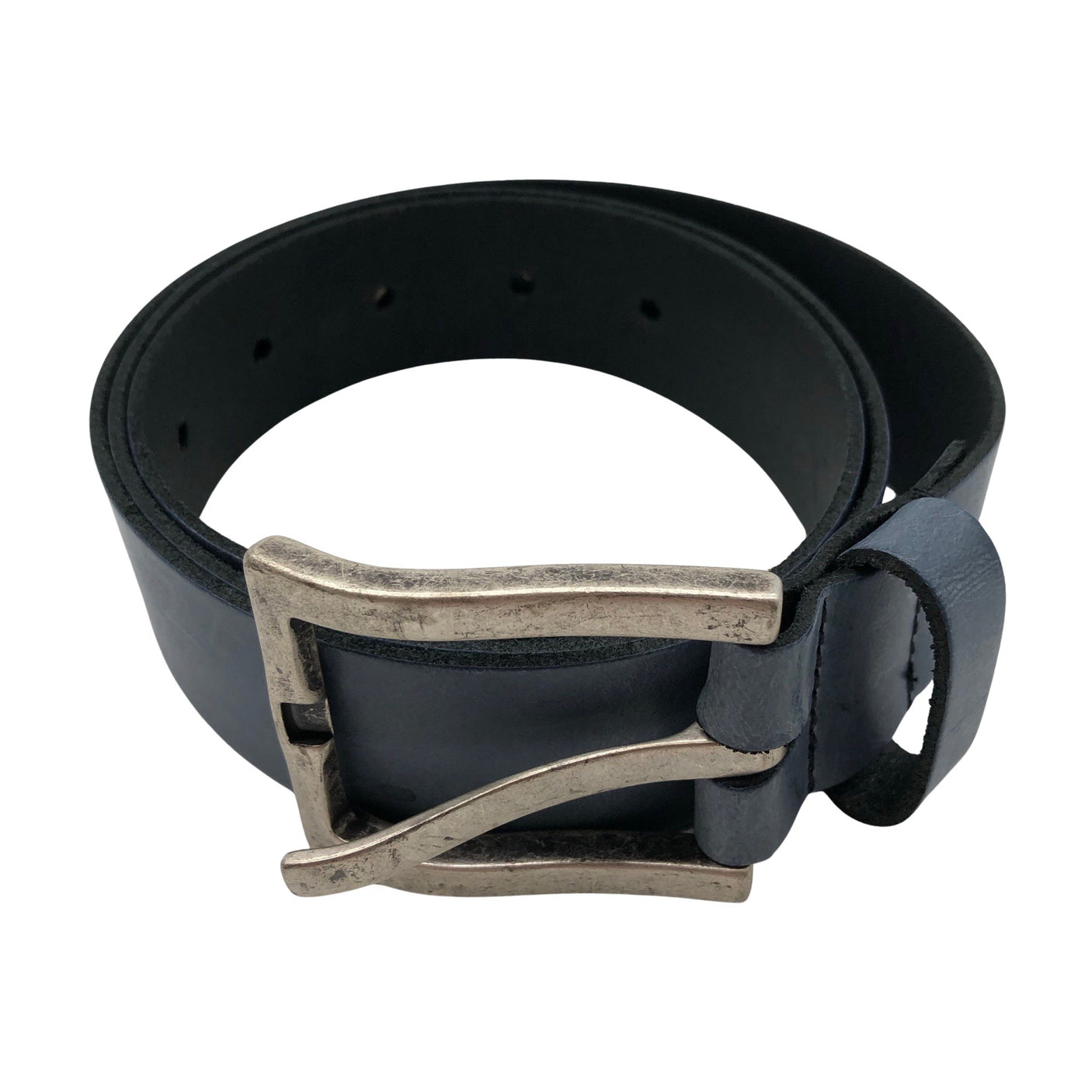 Unisex Nini's - Leather belt, size No size - Light blue (1)