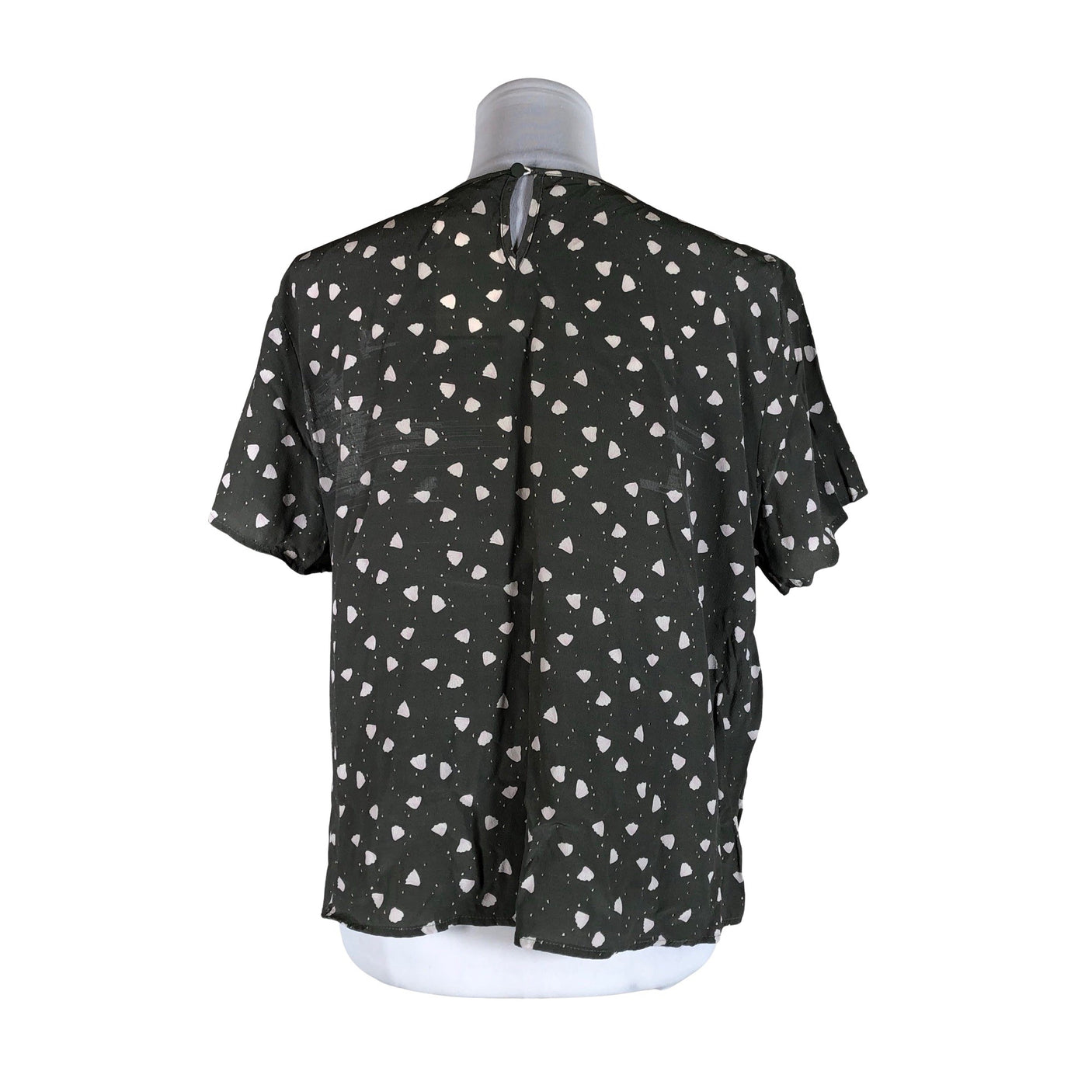 Unisex R-collection - Short-sleeved blouse, size 40 - Green (2)