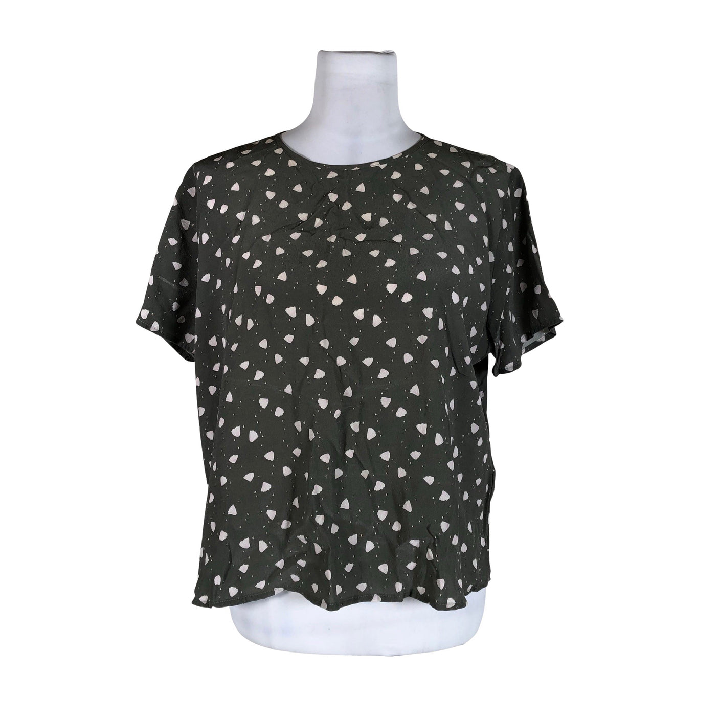 Unisex R-collection - Short-sleeved blouse, size 40 - Green (1)