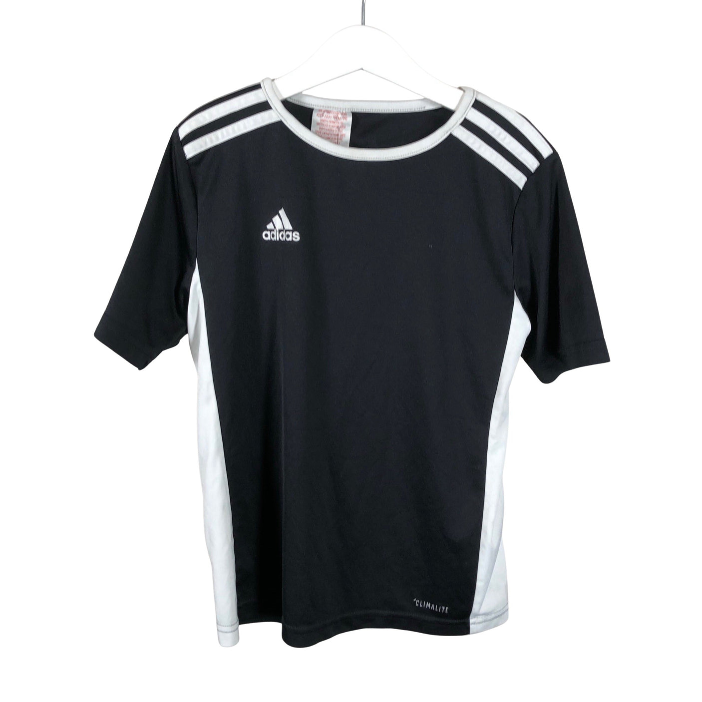 Unisex Adidas - Sports shirt, short sleeve, size 128 - 134 - Black (1)