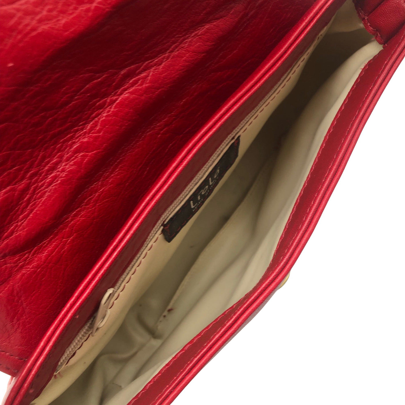 Unisex Liola - Shoulder bag, size Midi - Red (3)