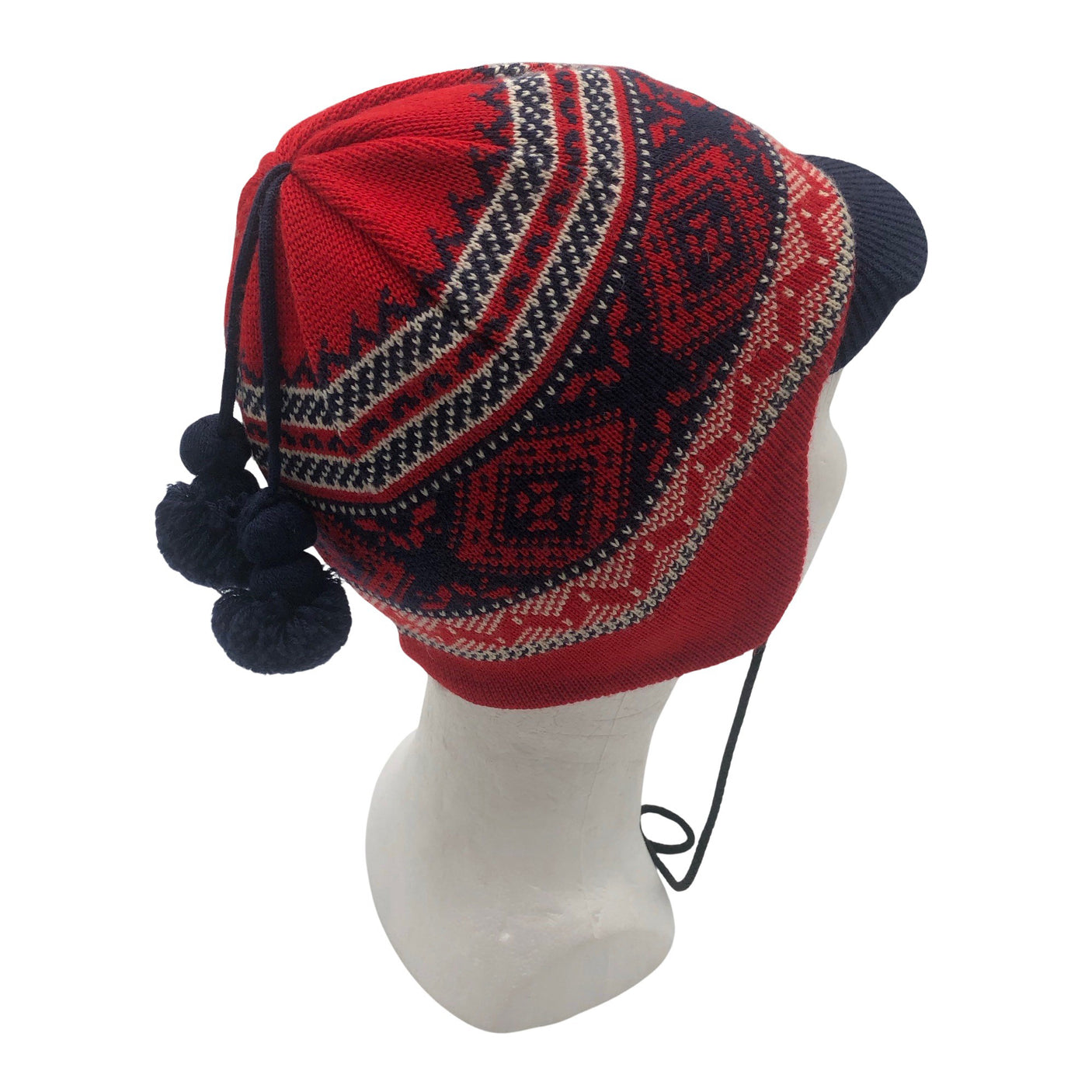 Unisex Husky - Winter hat, size 54 - 56 cm - Red (2)