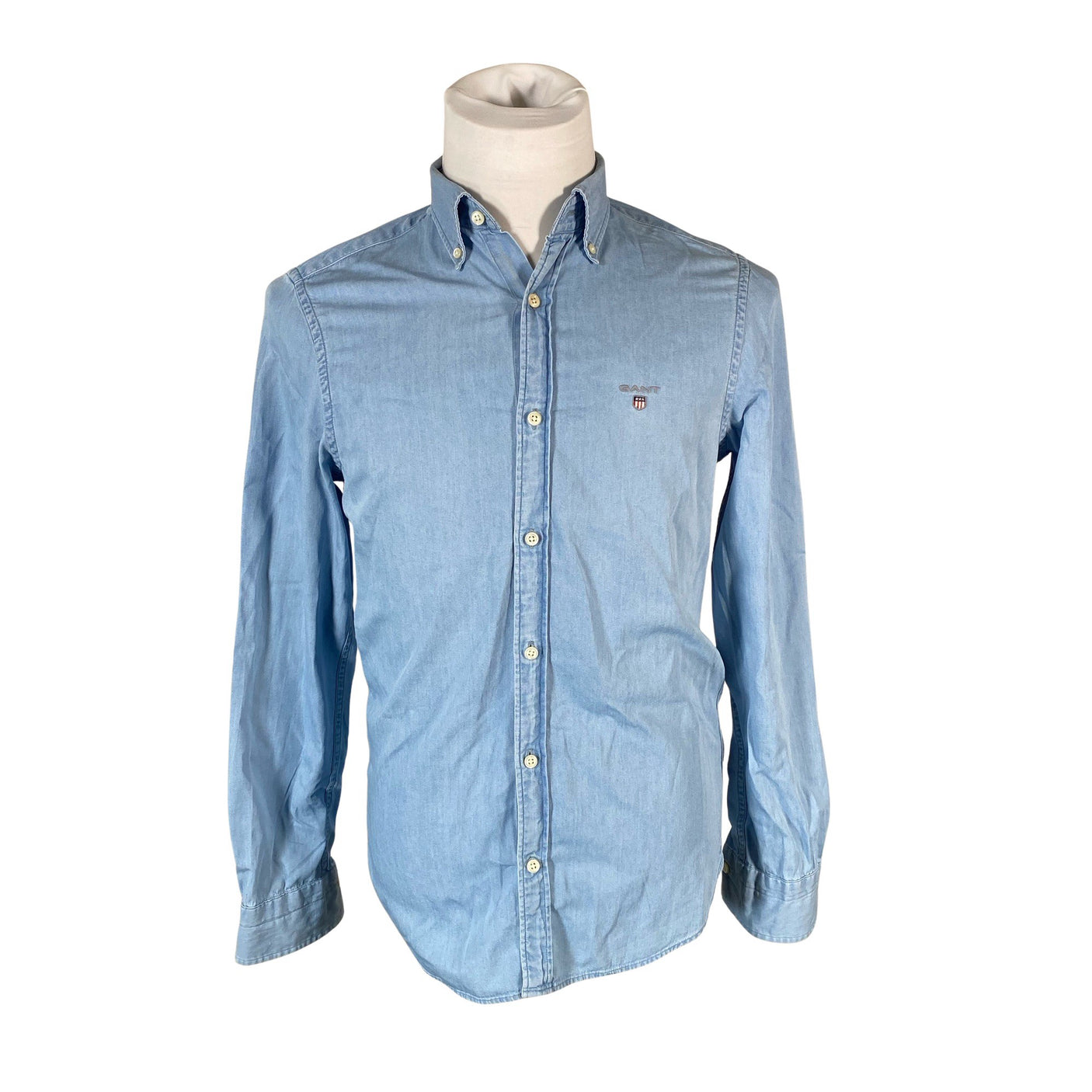 Unisex Gant - Denim shirt, size S - Light blue (1)