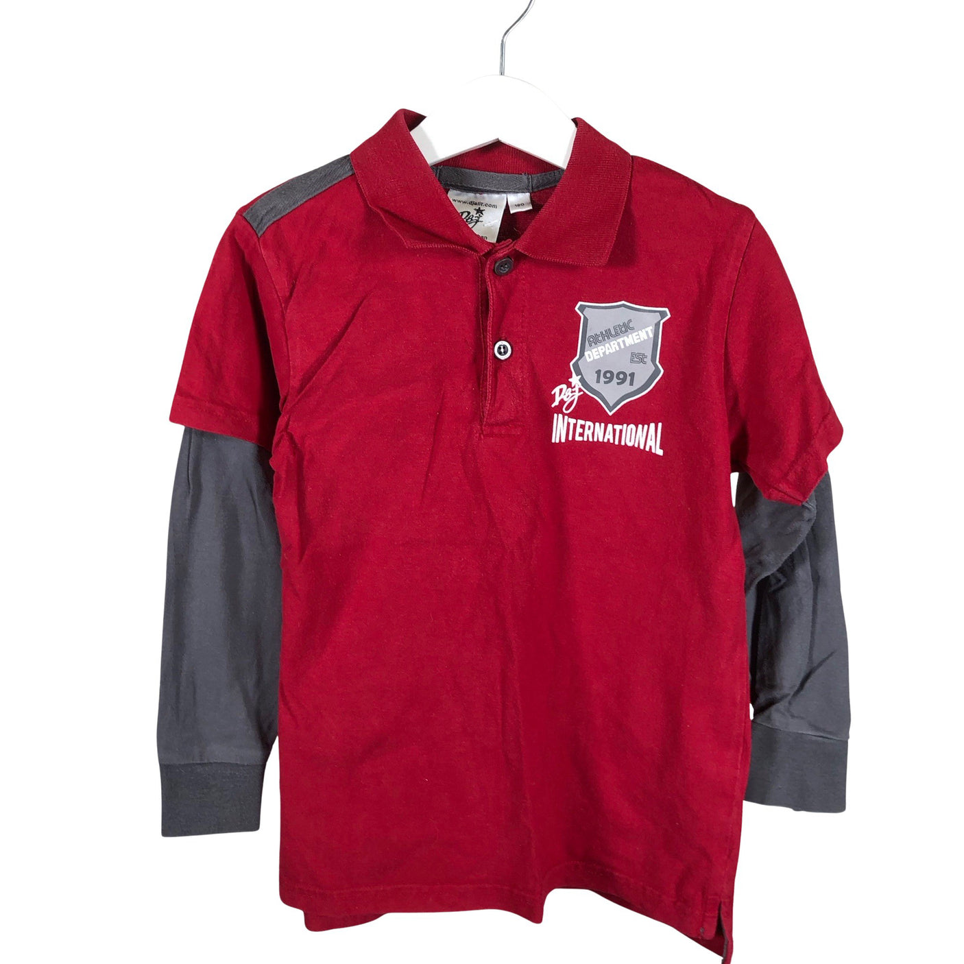 Unisex D&J Familjeklubben - Tricot shirt, size 116 - 122 - Red (1)