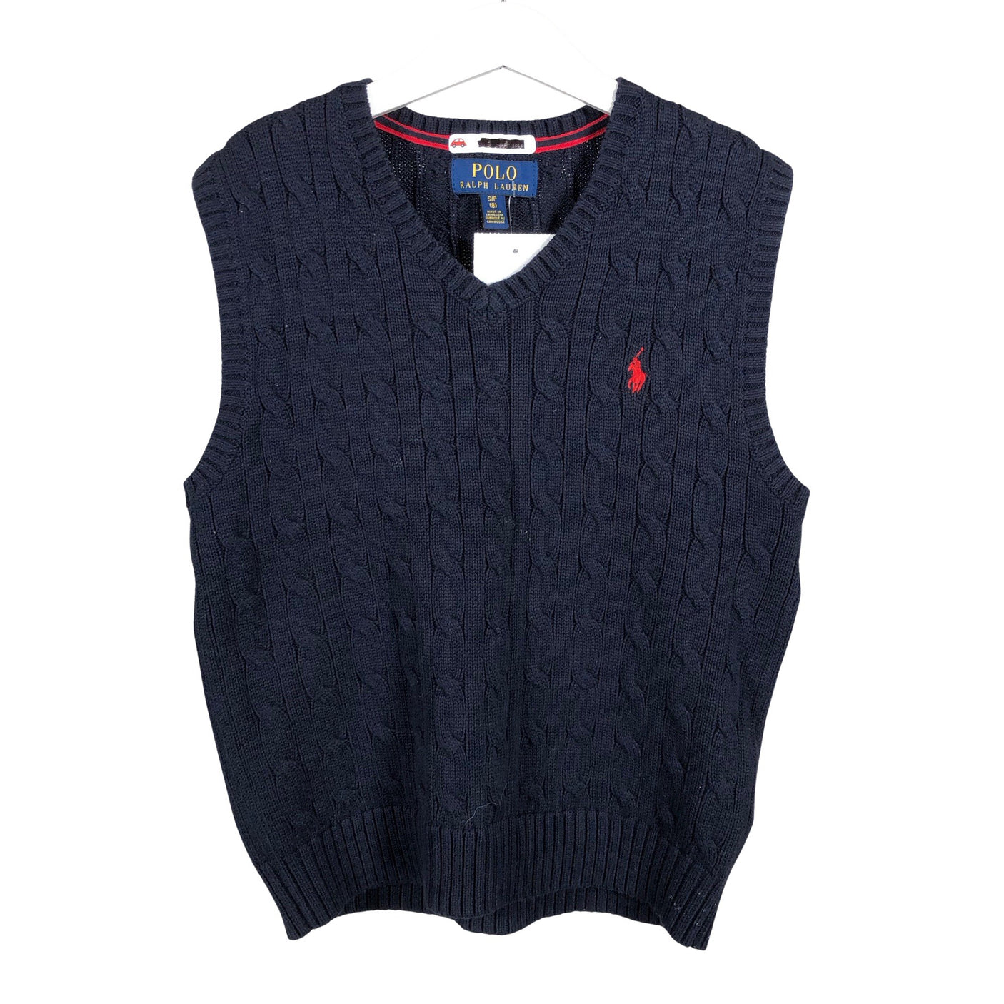 Unisex Polo Ralph Lauren - Knit vest, size 122 - 128 - Blue (1)