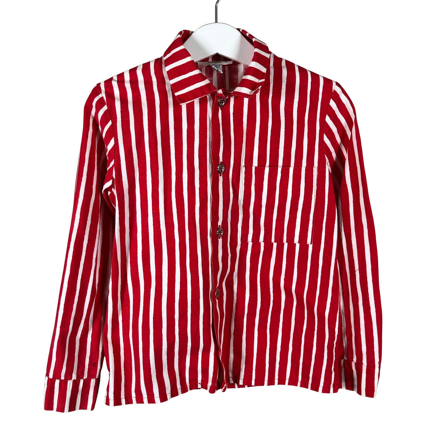 Unisex Marimekko - Collared shirt, size 104 - 110 - Red (1)