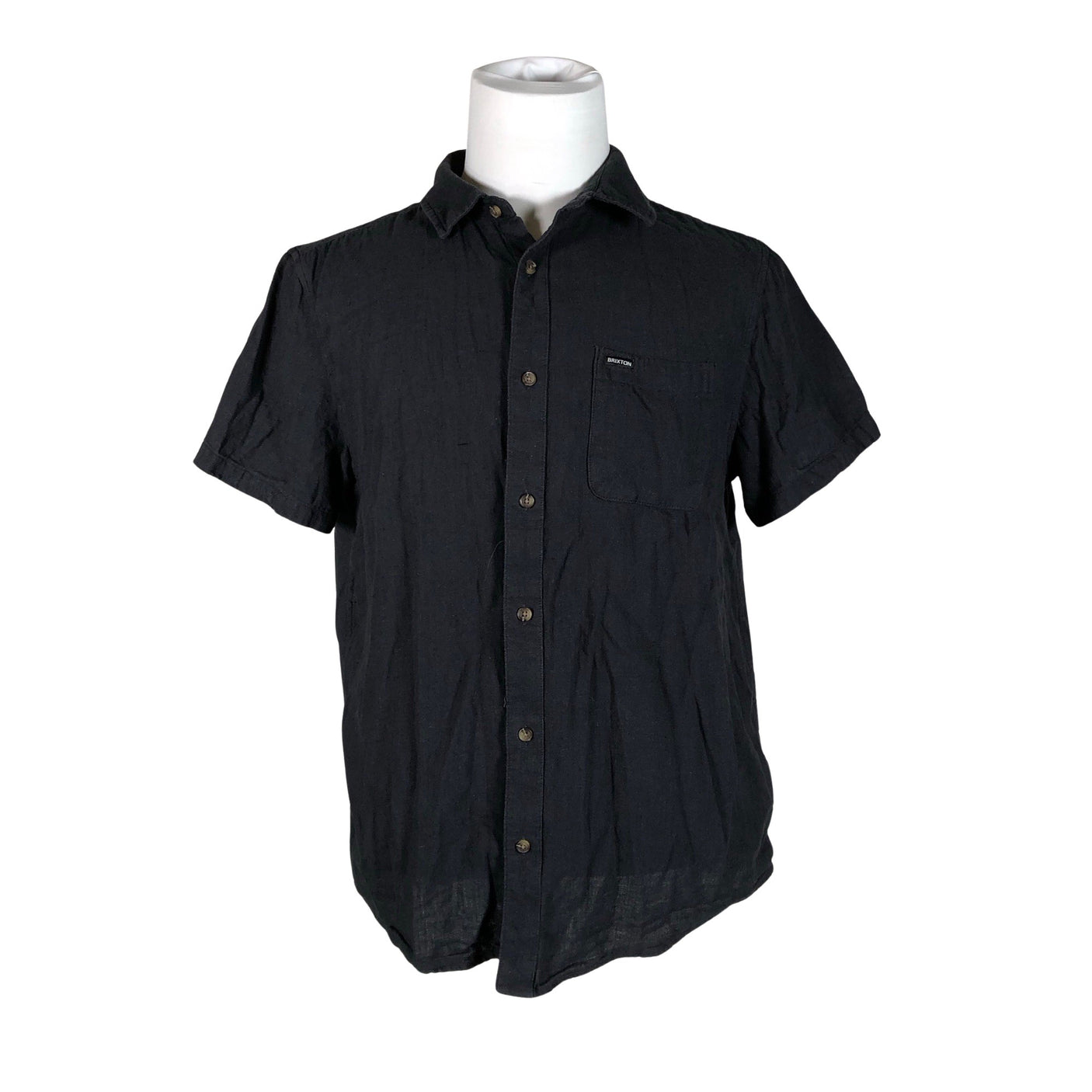 Unisex Brixton - Collared shirt, size L - Black (1)