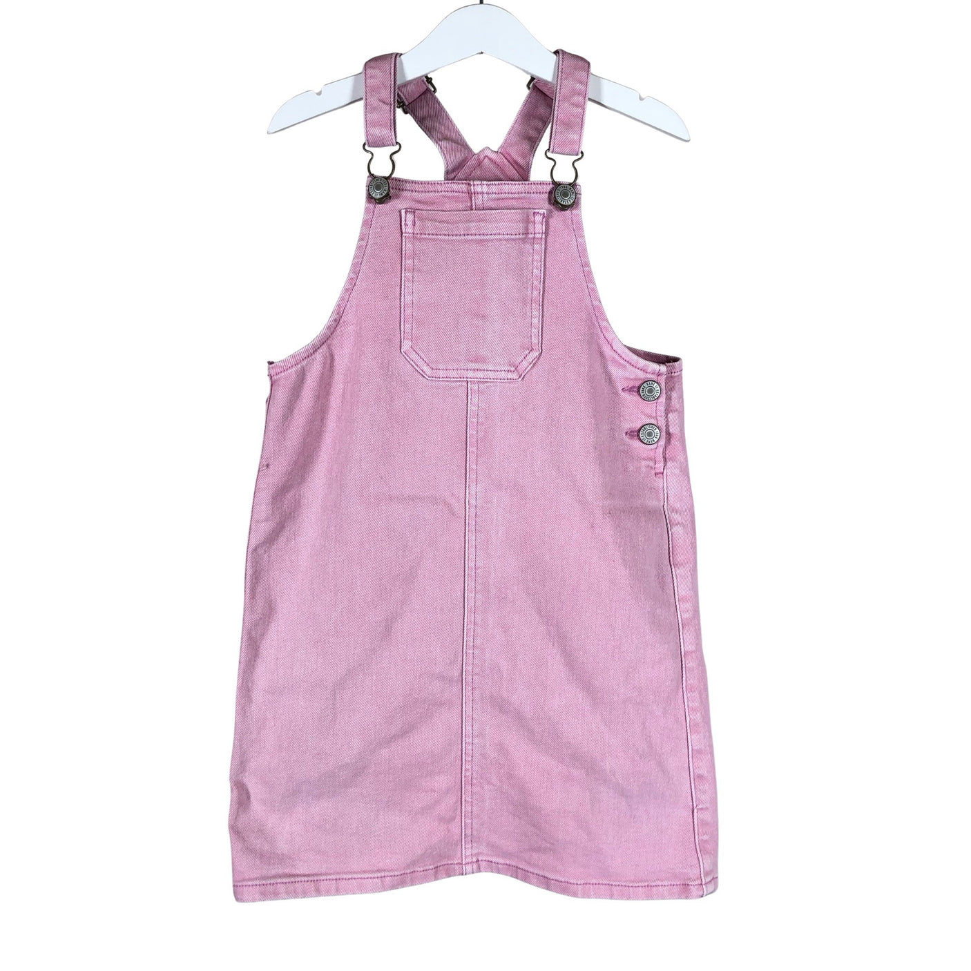 Unisex Name It - Denim dress, size 128 - 134 - Light pink (1)