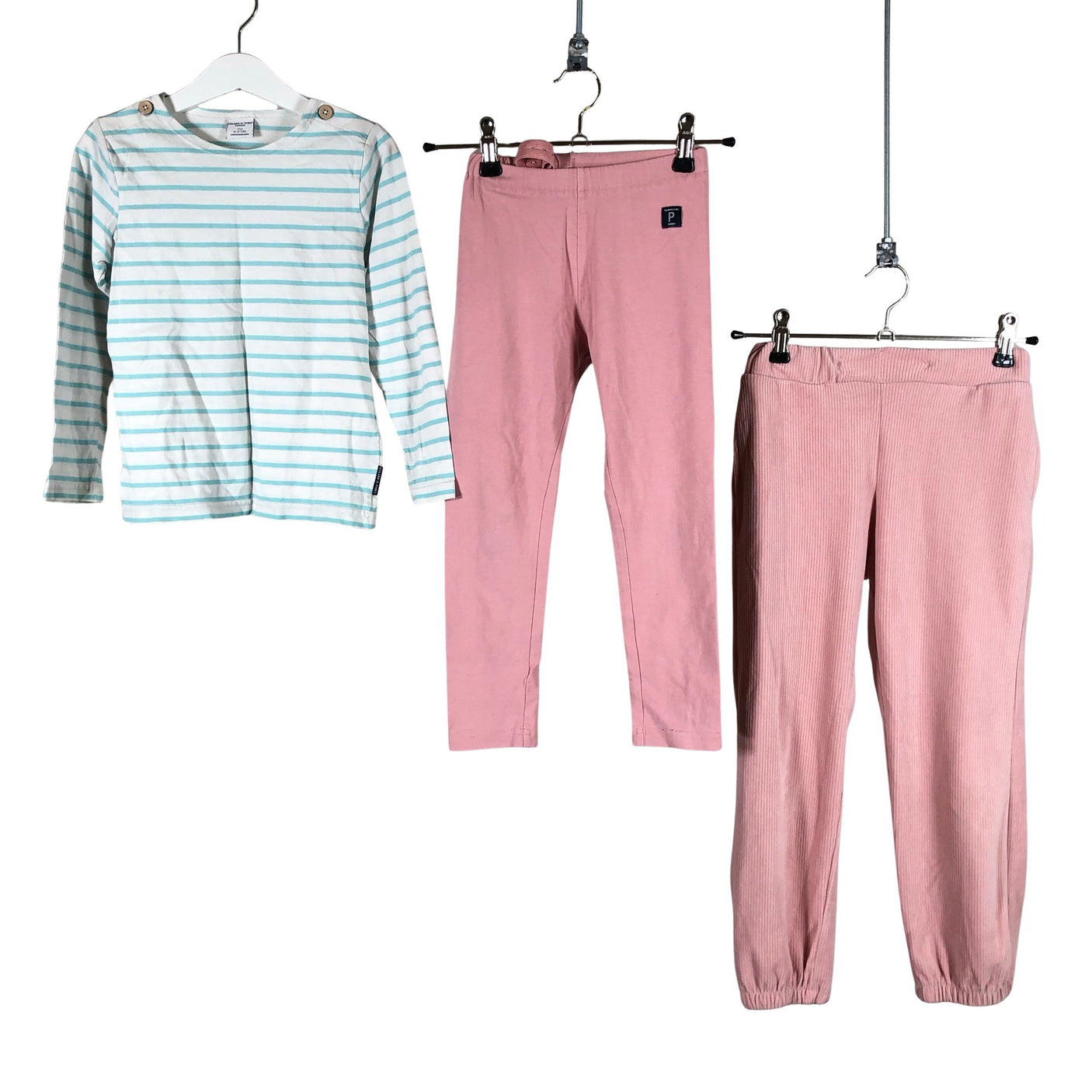 Unisex Lindex - Sweatpants, size 110 - 116 - Light pink (1)