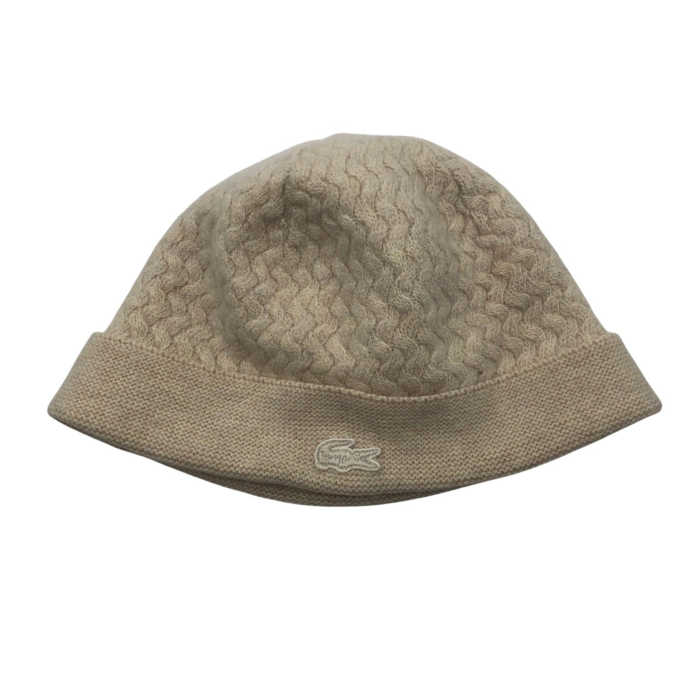 Unisex Lacoste - Winter beanie, size 58 - 60 cm - Beige (1)