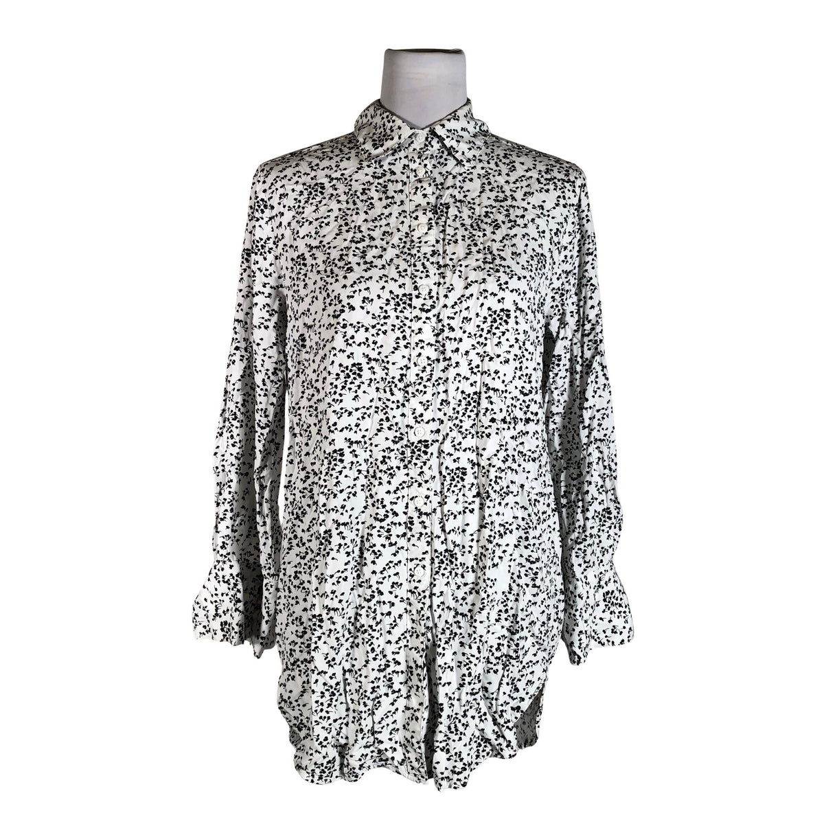 Unisex Lindex - Schiffon tunic, size 36 - White (1)