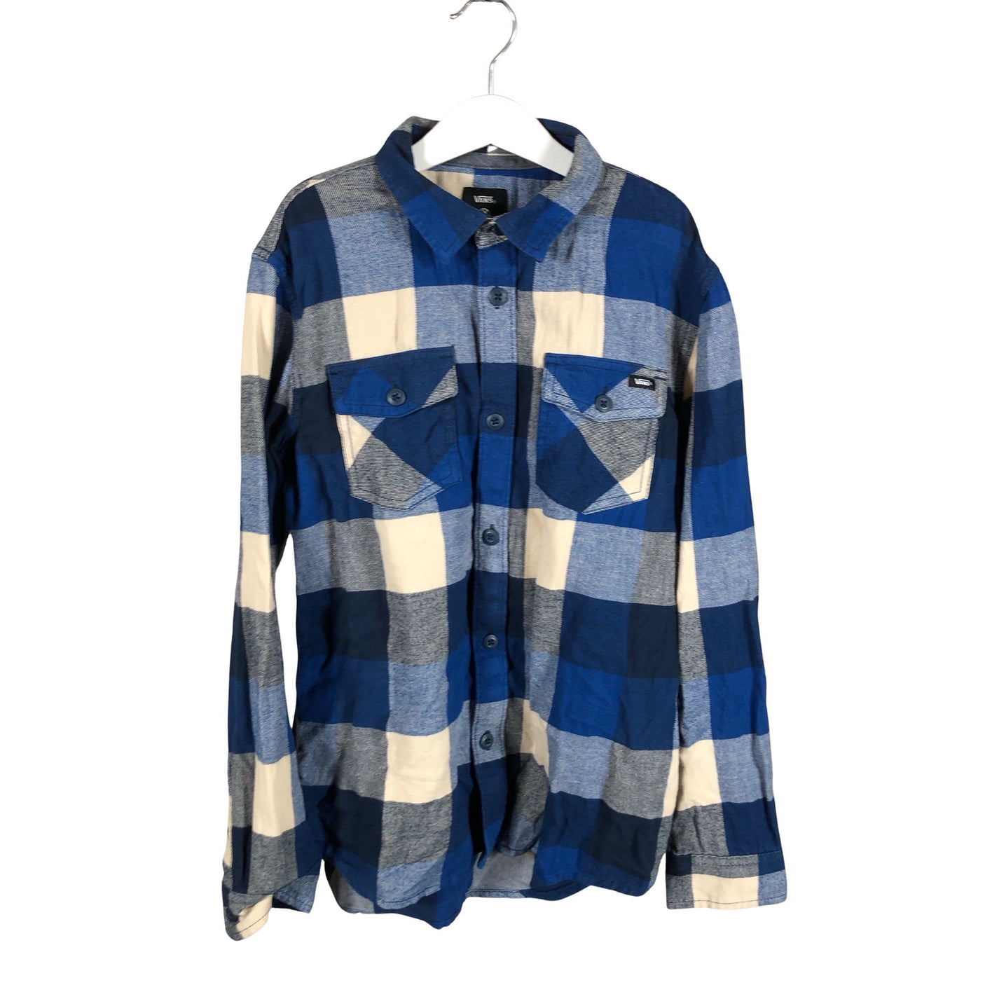 Unisex Vans - Flannel shirt, size 146 - 152 - Blue (1)