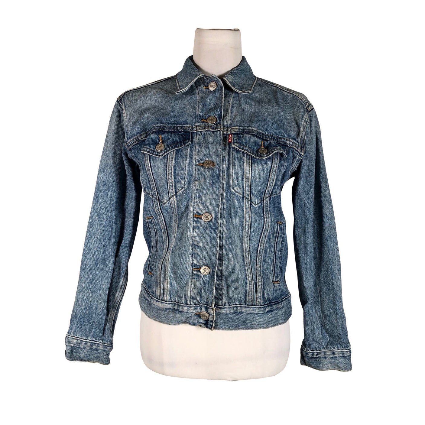 Unisex Levi's - Denim jacket, size 34 - Light blue (1)