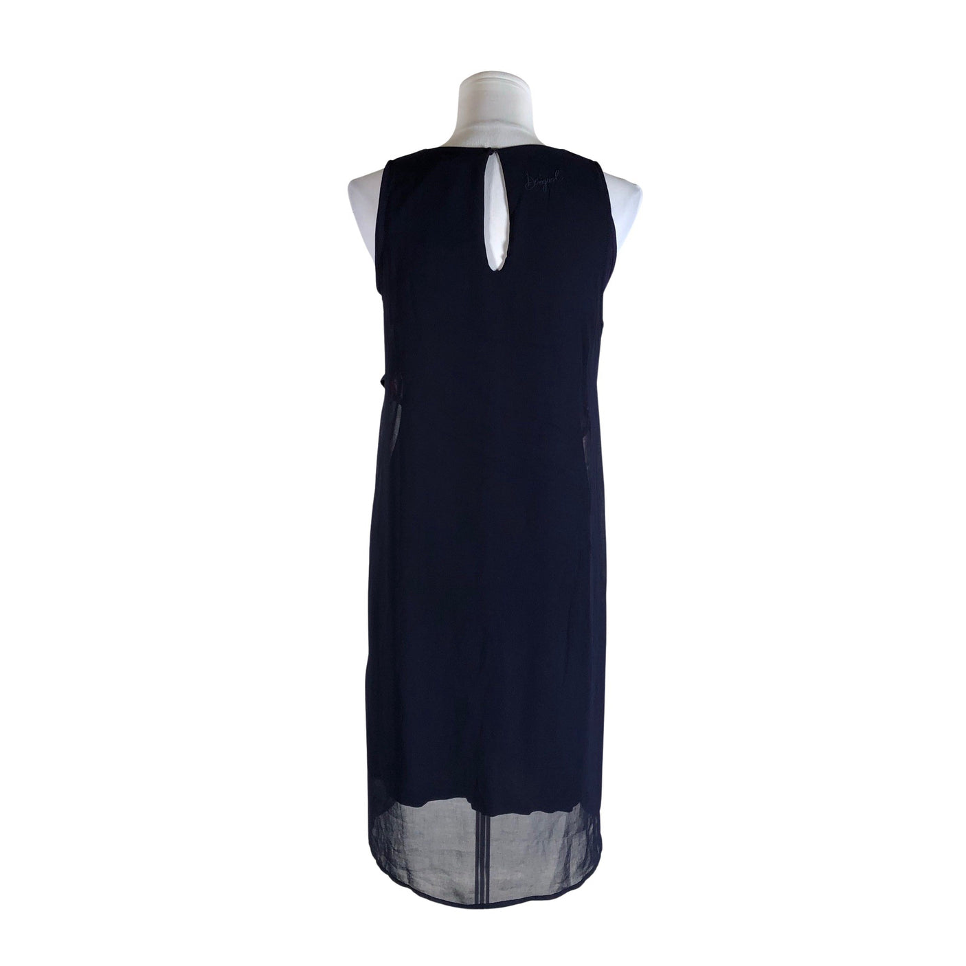 Unisex Desigual - Schiffon dress, size 36 - Gray (2)