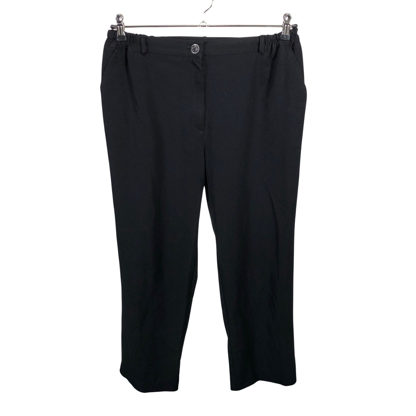 Unisex Adatto - Straight leg trousers, size 42 - Black (1)