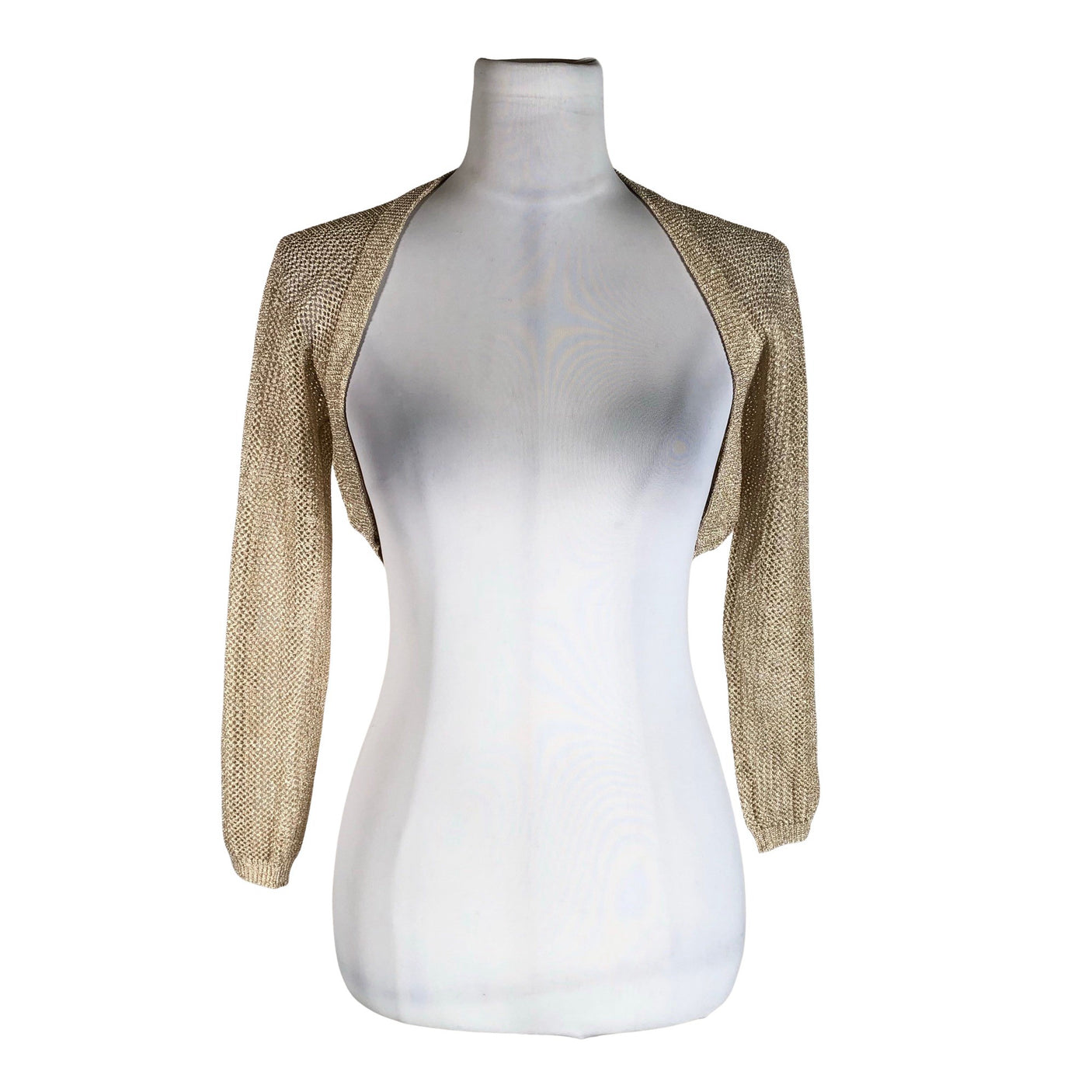 Unisex Create - Evening bolero jacket, size 38 - Gold (1)