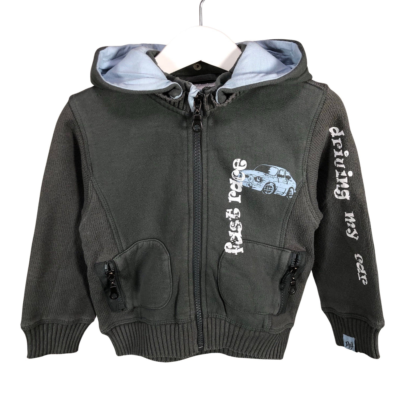 Unisex D&J Familjeklubben - Hoodie, size 86 - 92 - Gray (1)