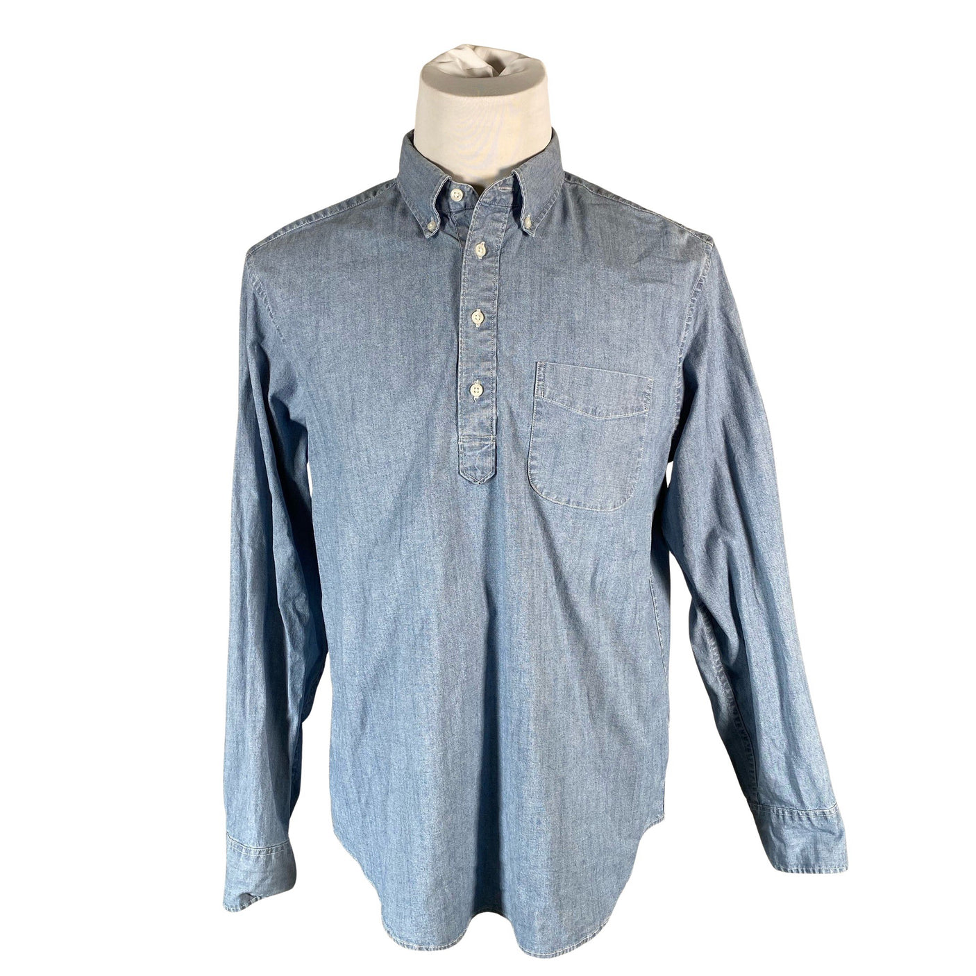 Unisex J.Crew - Collared shirt, size M - Light blue (1)