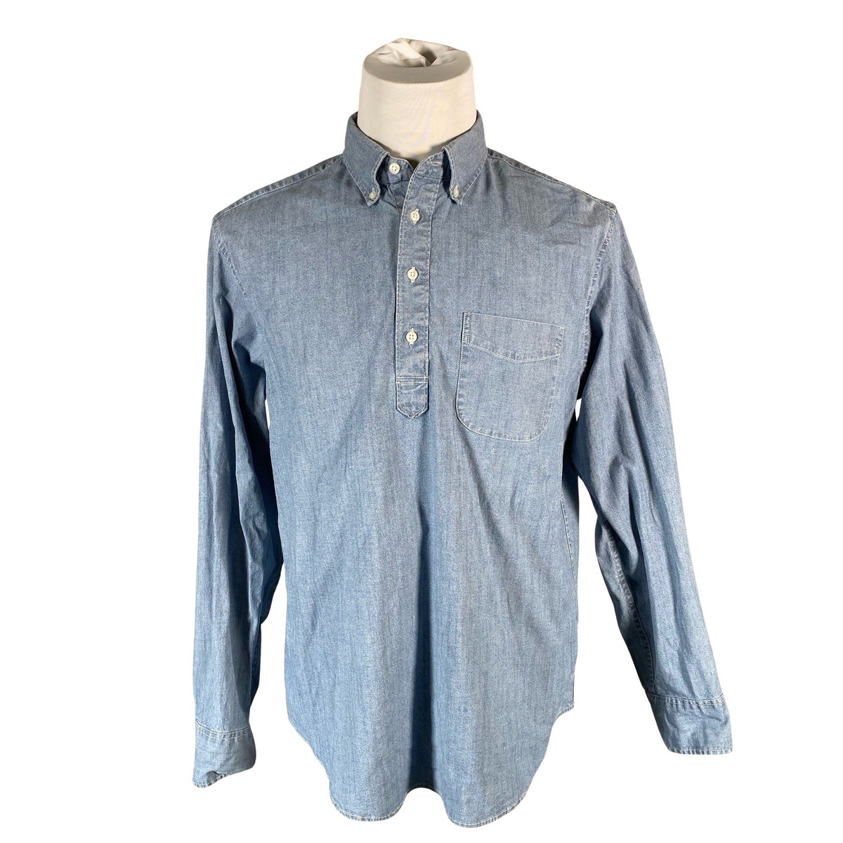 Unisex J.Crew - Collared shirt, size M - Light blue (1)