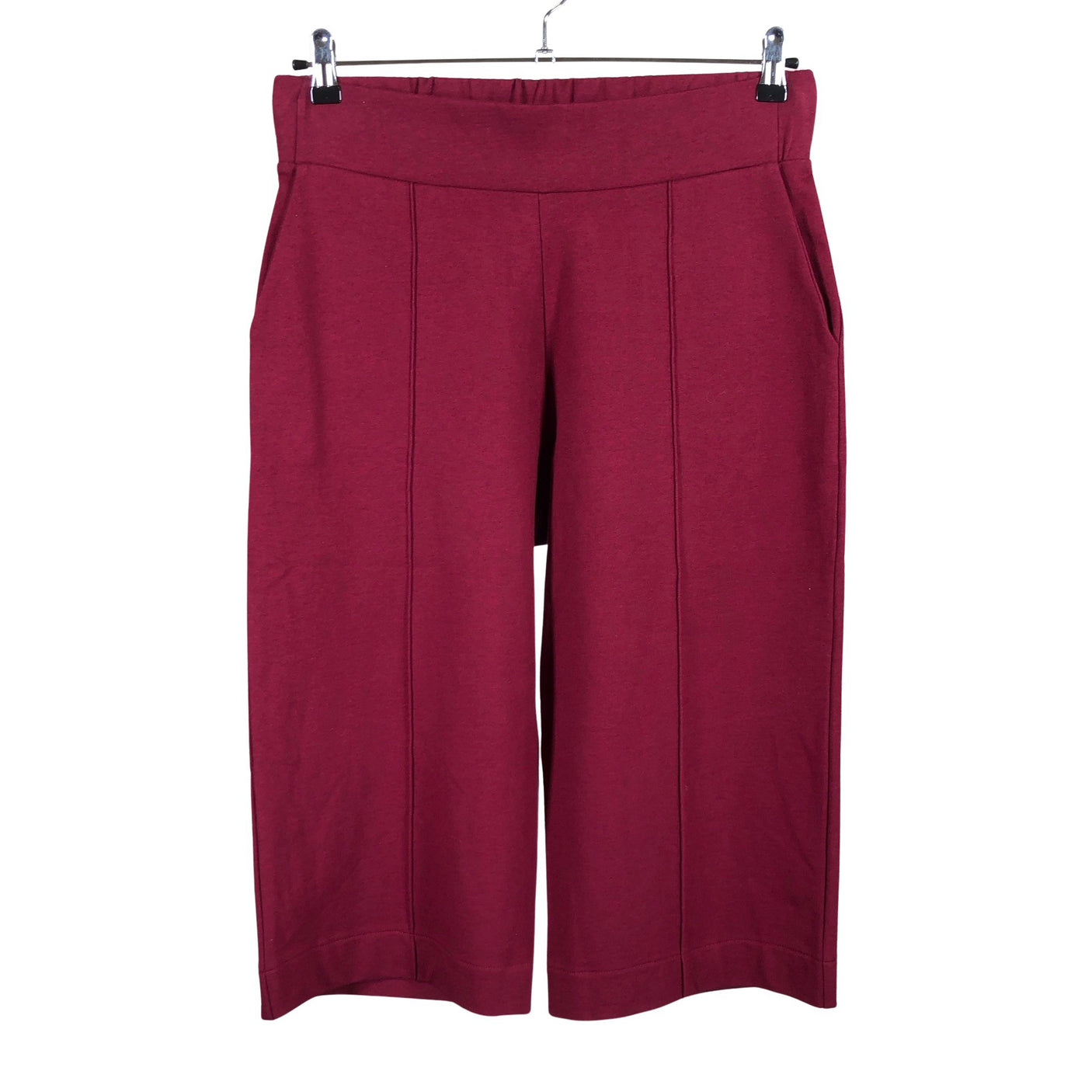 Unisex NOSH - Tricot capri pants, size 42 - Wine red (1)