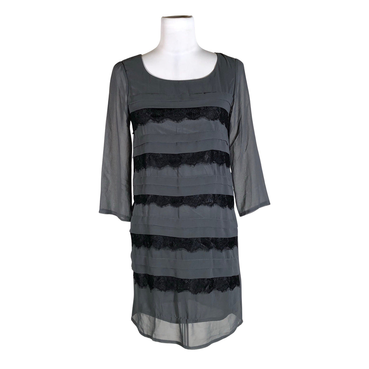 Unisex Soaked - Schiffon tunic, size 34 - Gray (1)