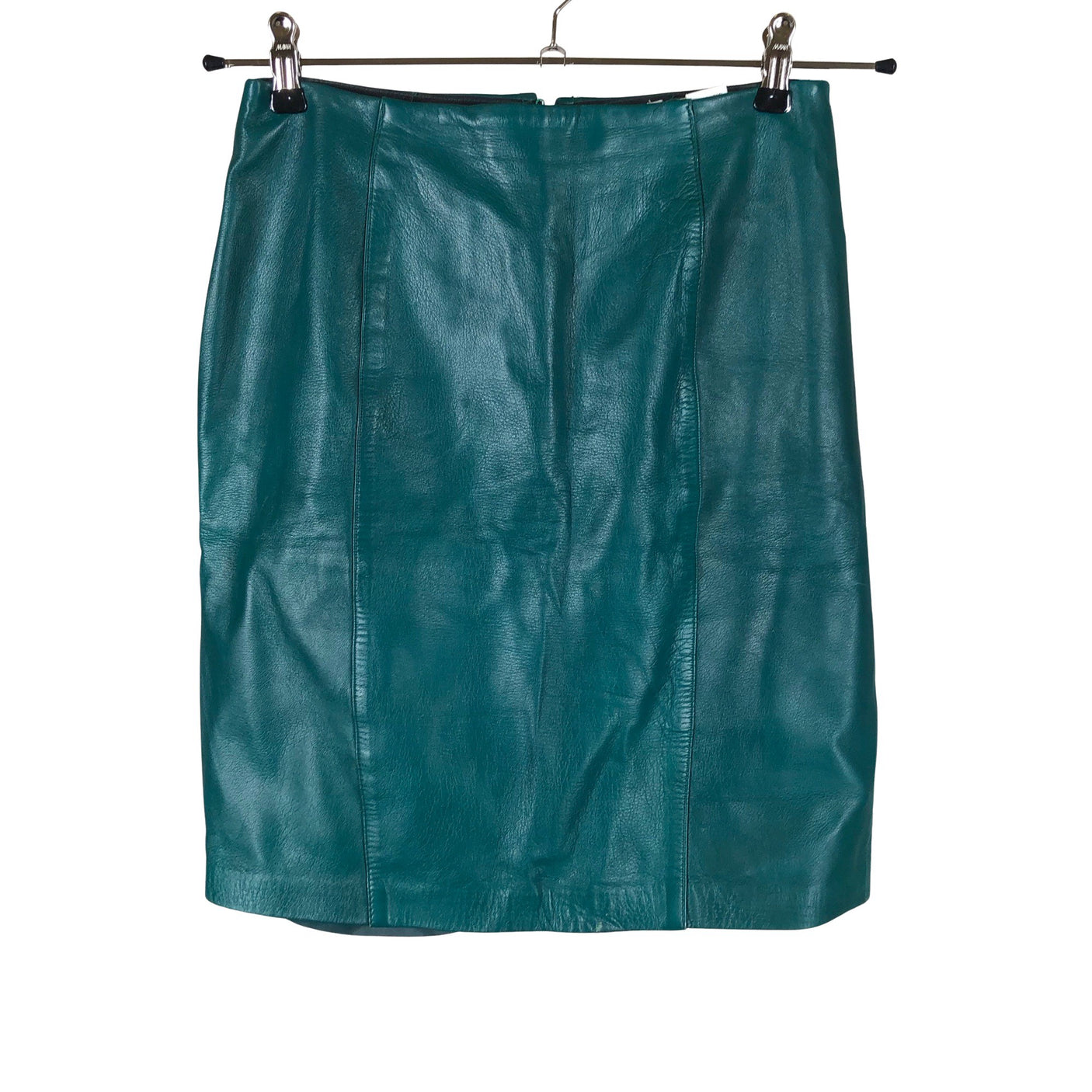 Unisex Evan Davies - Leather skirt, size 36 - Green (1)