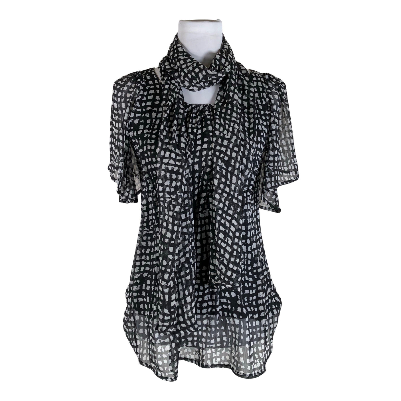 Unisex Voglia - Short-sleeved blouse, size 34 - Black (1)