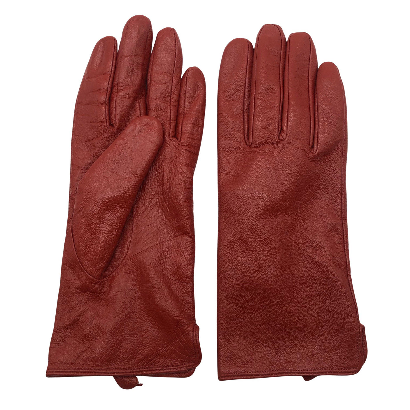Unisex Vikers - Leather gloves, size No size - Red (1)