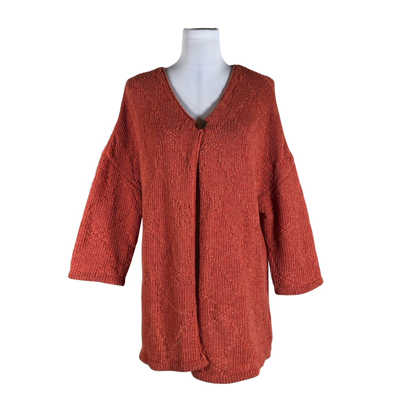 Unisex Gudrun Sjöden - Cardigan, size 38 - Orange (1)