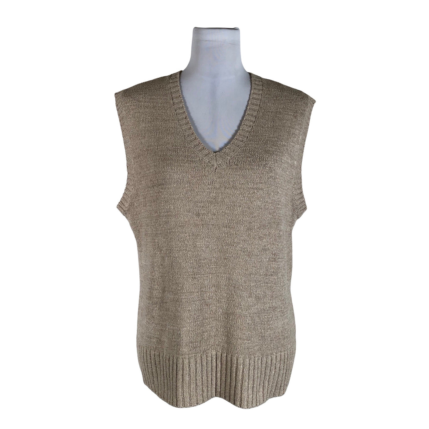 Unisex O.I.S - Knit vest, size 40 - Beige (1)