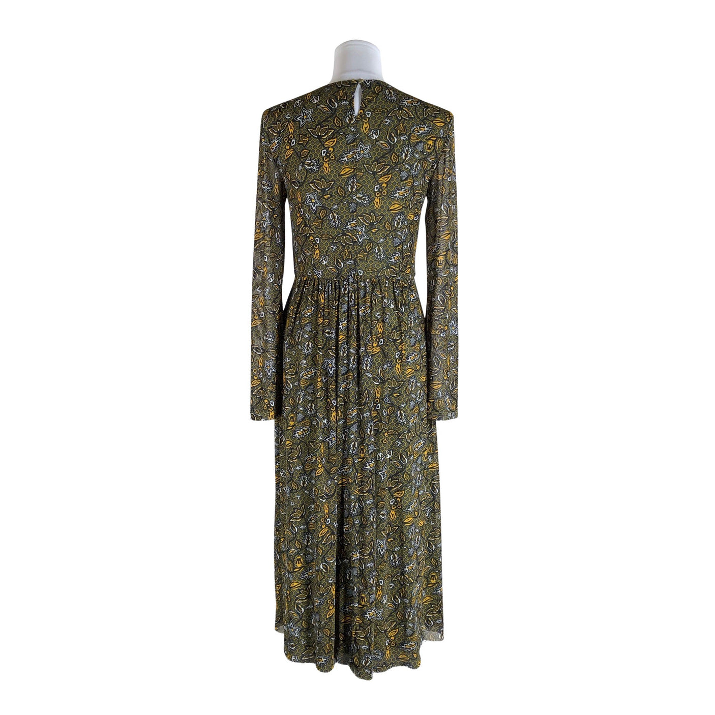 Unisex Esprit - Schiffon dress, size 38 - Green (2)