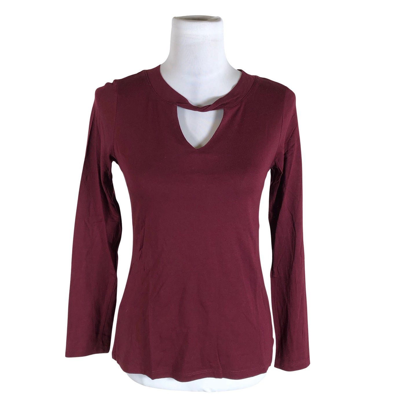 Unisex Esprit - Tricot shirt, size 36 - Wine red (1)