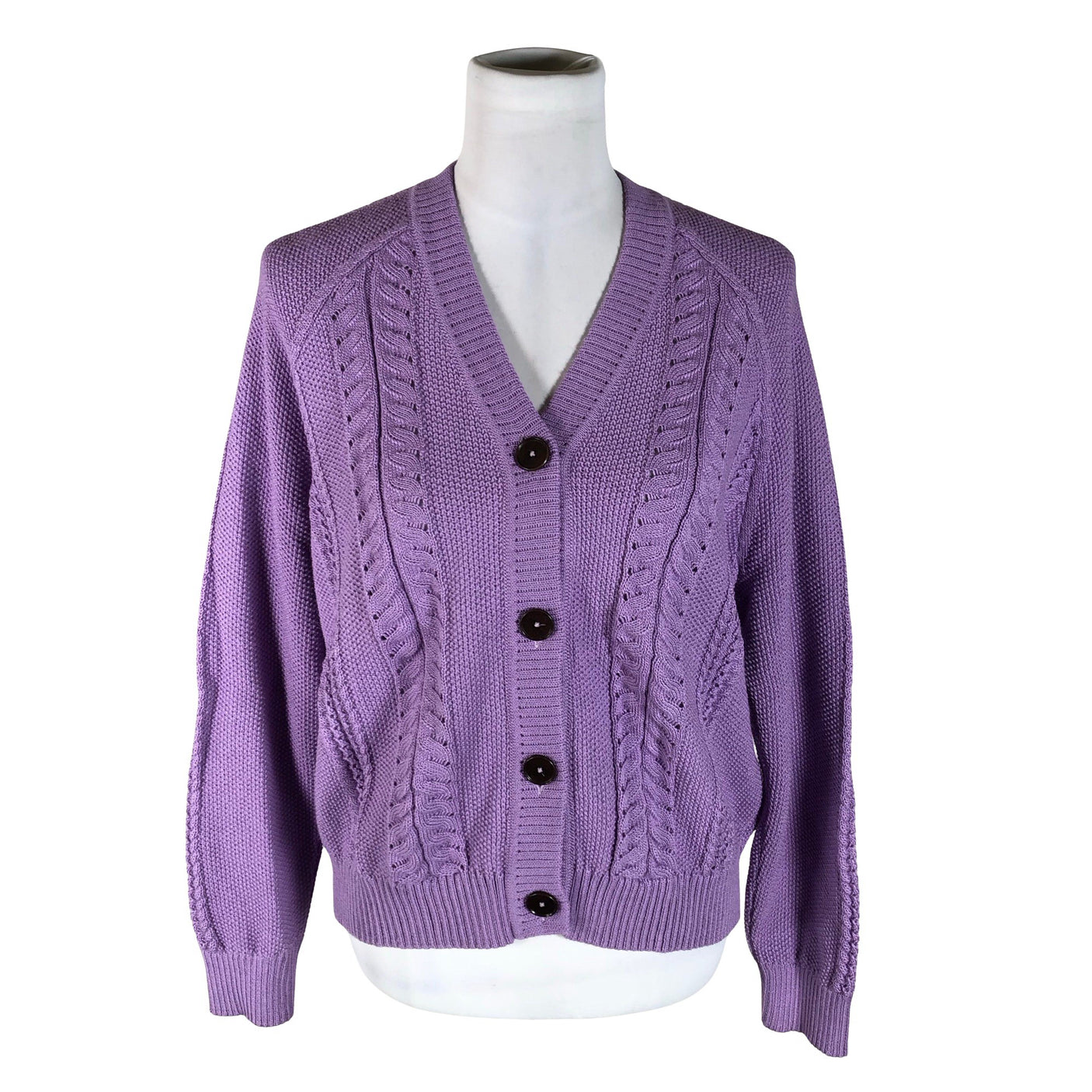 Unisex Alpa - Cardigan, size 38 - Violet (1)