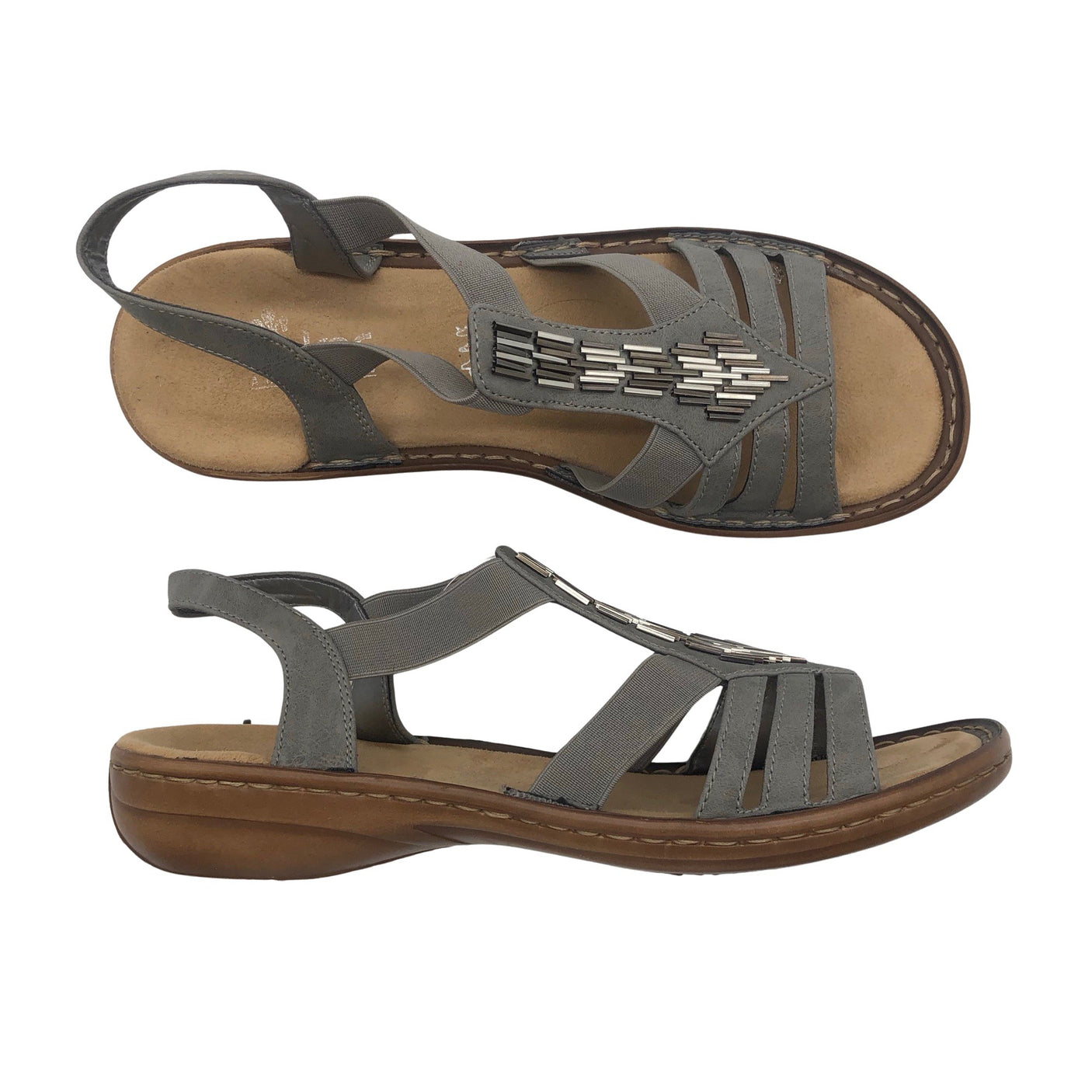 Unisex Rieker - Sandals, size 41 - Gray (1)